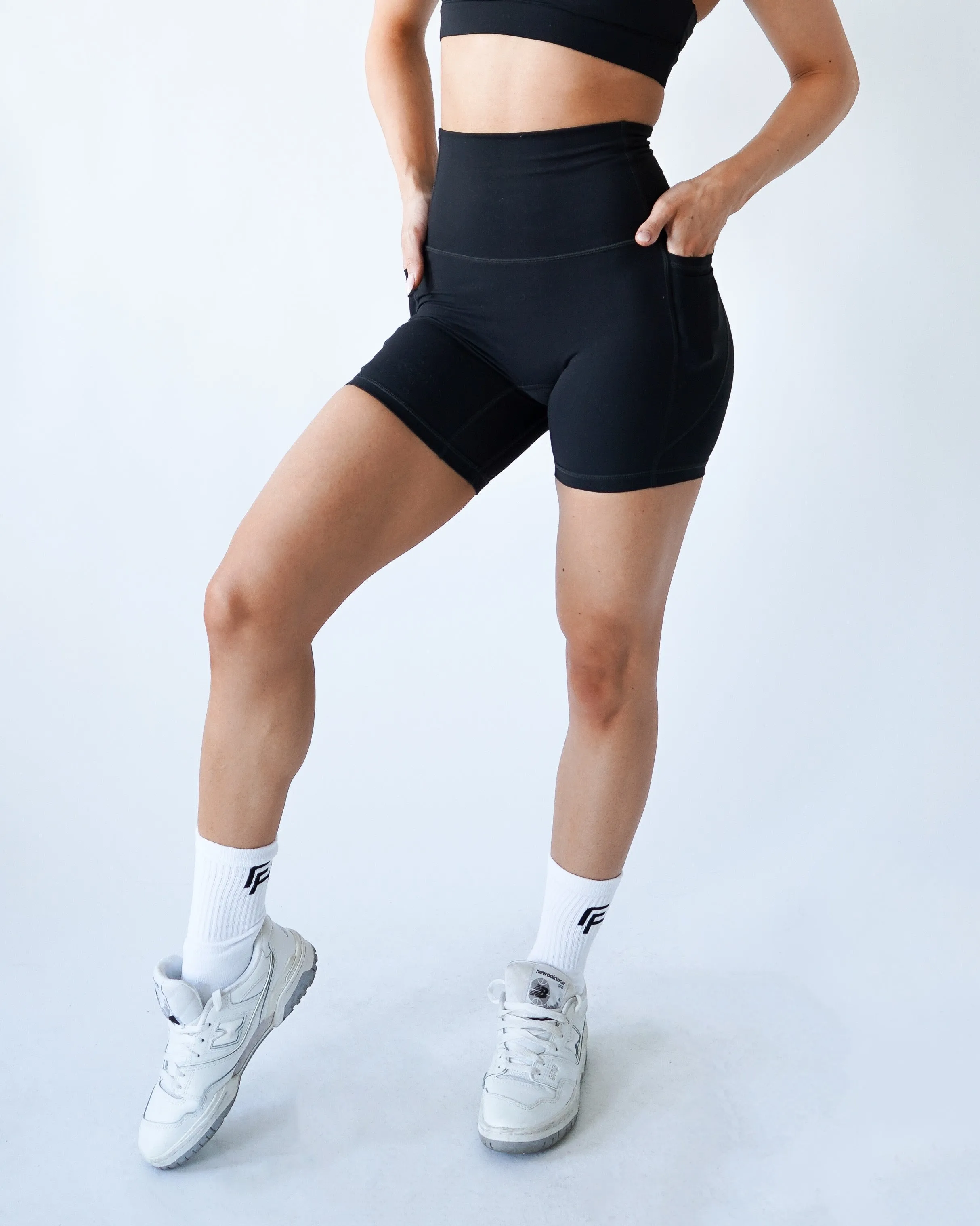 Performance Pocket Biker Shorts - Black 3 Pack sold by First Health Apparel product image thumbnail 3