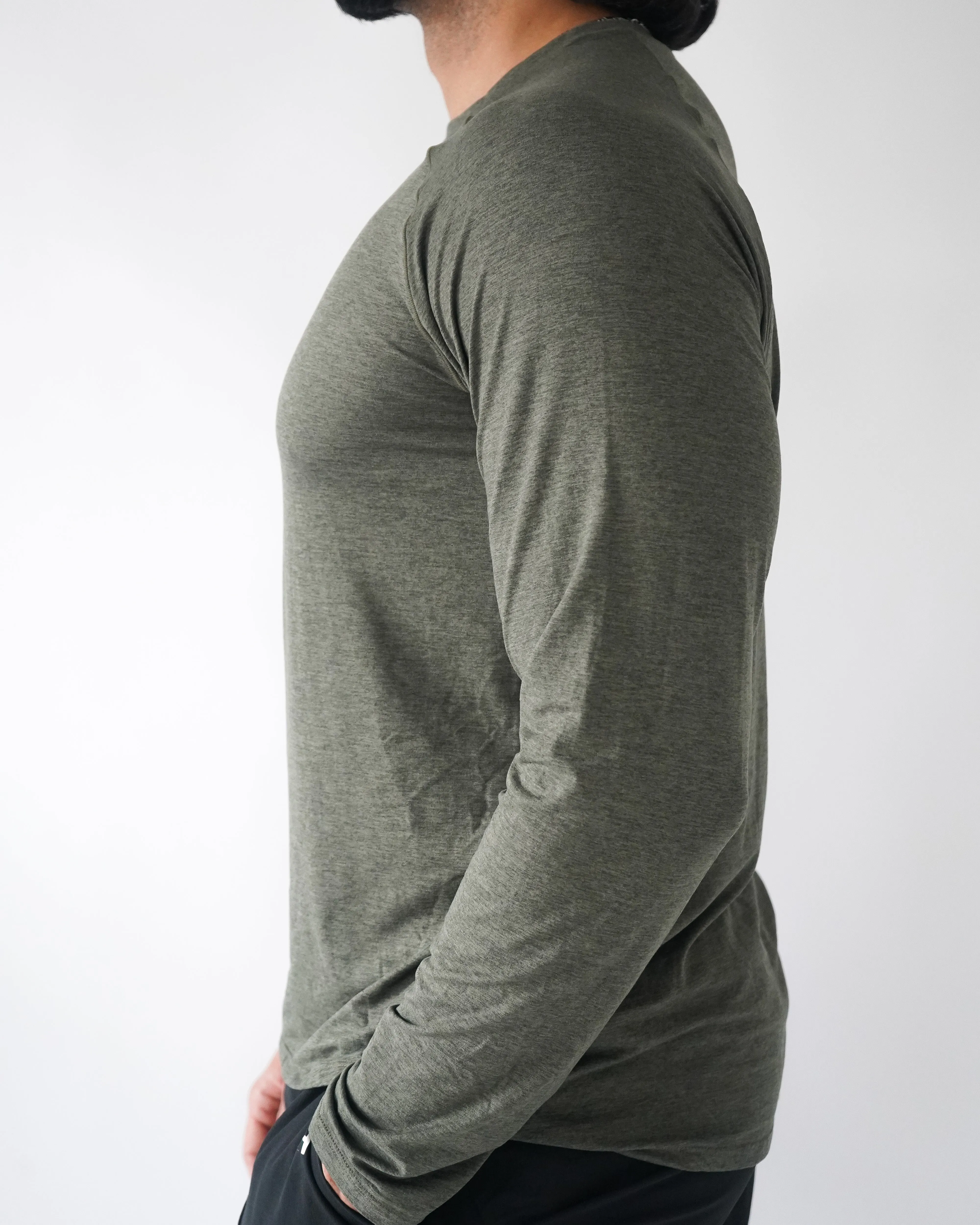 Training Long Sleeve - Forest sold by First Health Apparel product image thumbnail 3