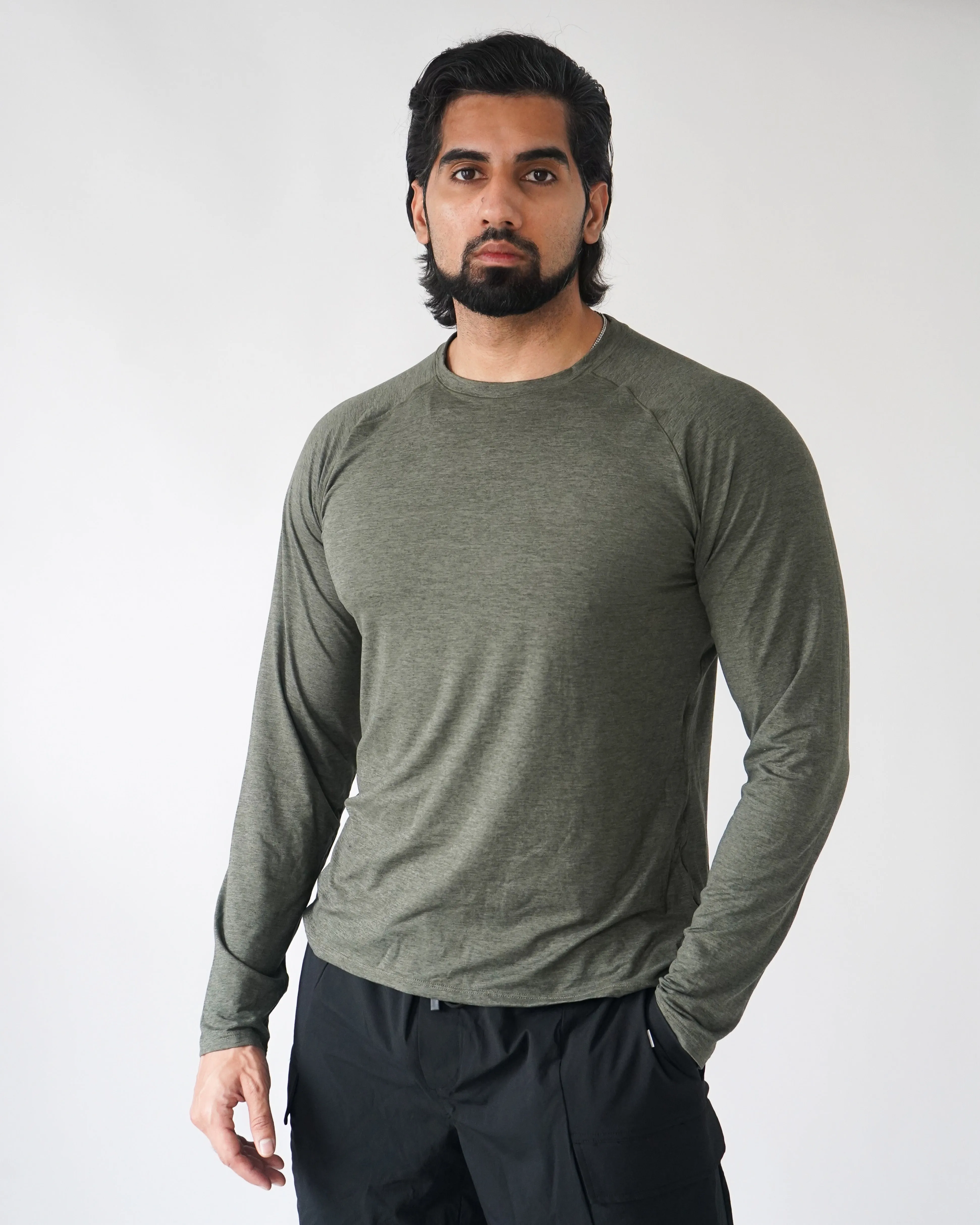 Training Long Sleeve - Forest sold by First Health Apparel