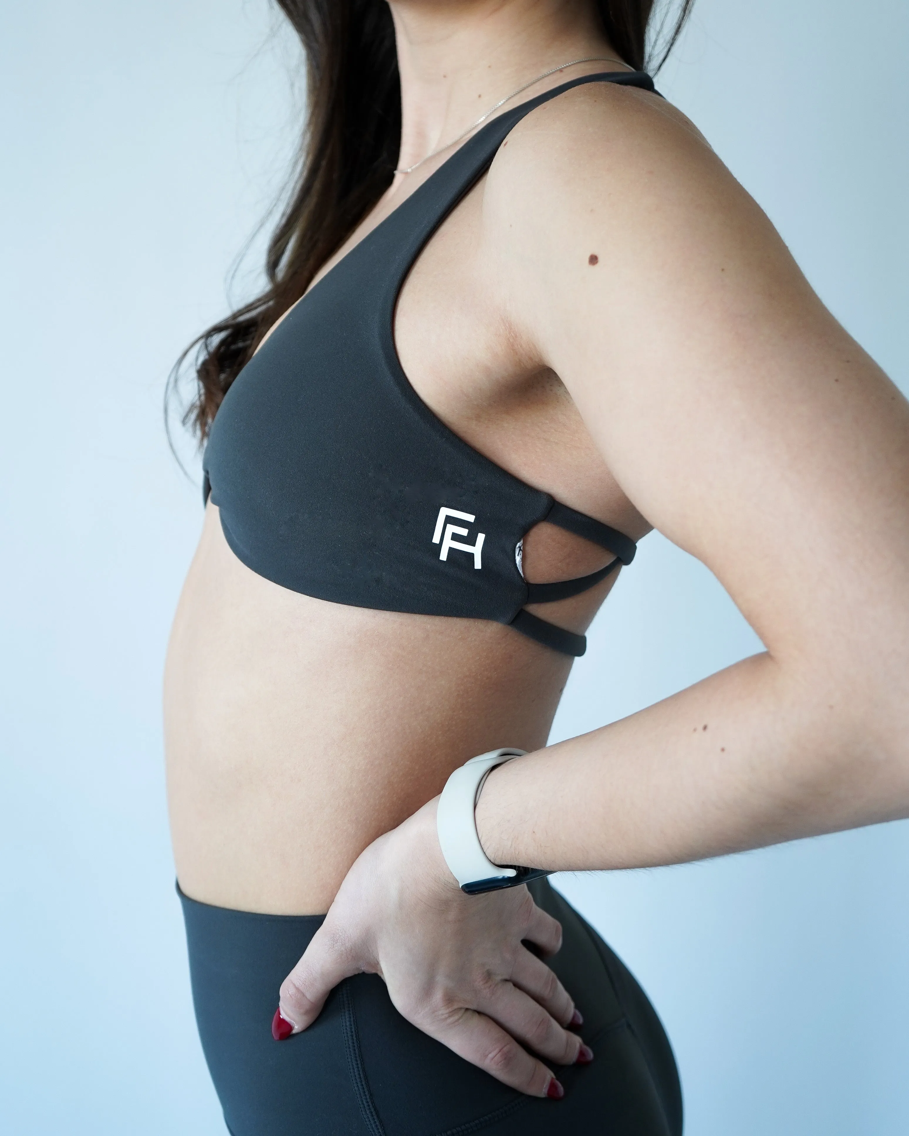 Performance Sports Bra - Iron sold by First Health Apparel product image thumbnail 4