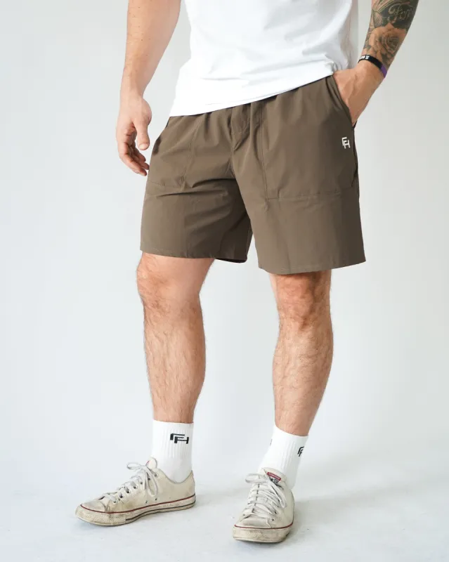 Everyday Shorts 7" - Desert sold by First Health Apparel