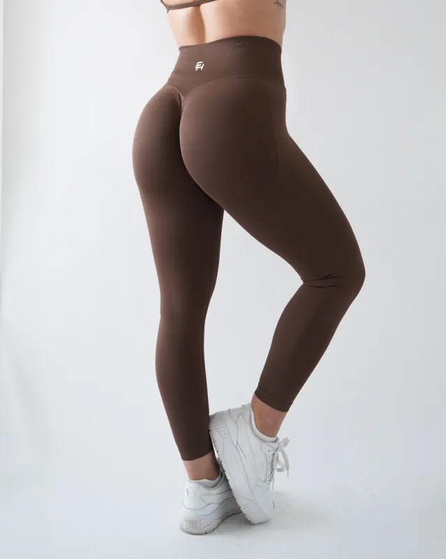 Enhance Contour Leggings 27" — Cocoa sold by First Health Apparel