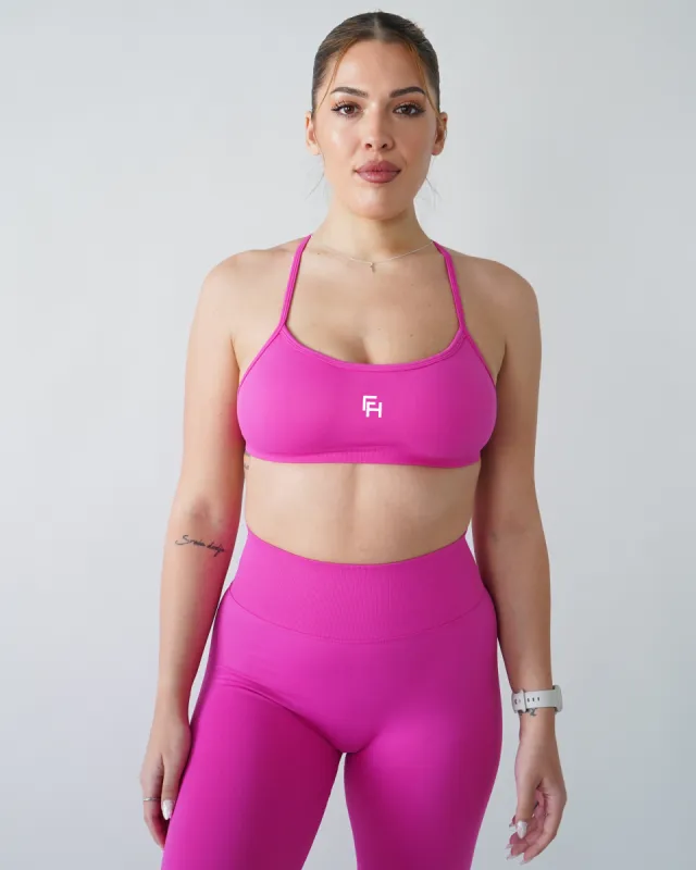 Enhance Contour Sports Bra - Magenta sold by First Health Apparel