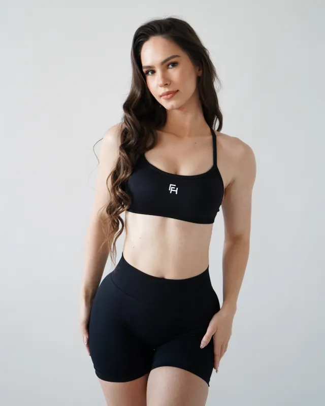 Enhance Contour Sports Bra — Black sold by First Health Apparel