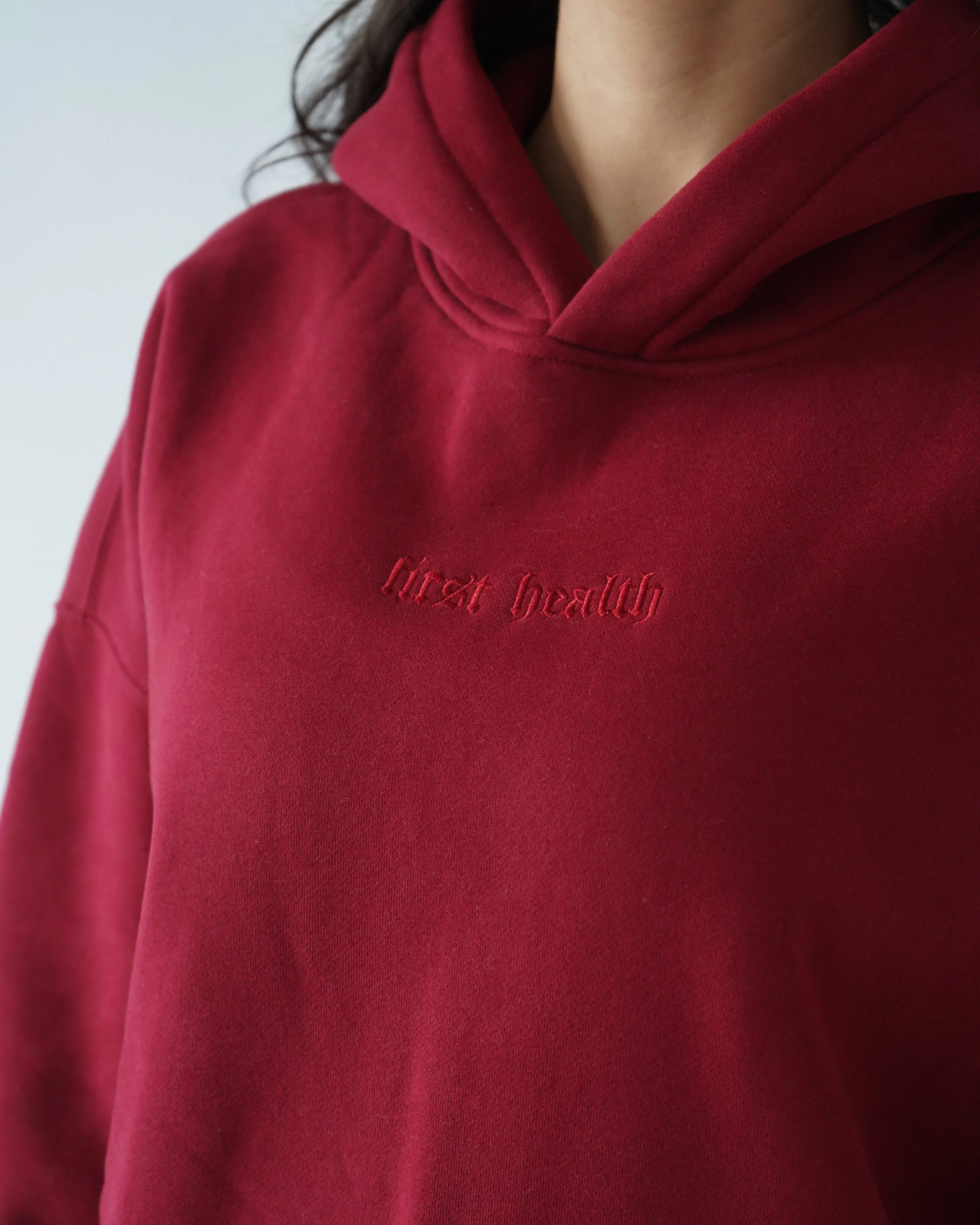 Legacy Hoodie - Cardinal sold by First Health Apparel product image thumbnail 3