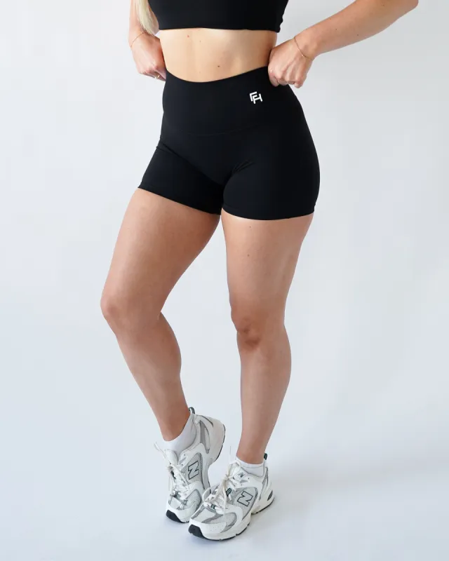 Everyday Biker Shorts 6" - Black sold by First Health Apparel
