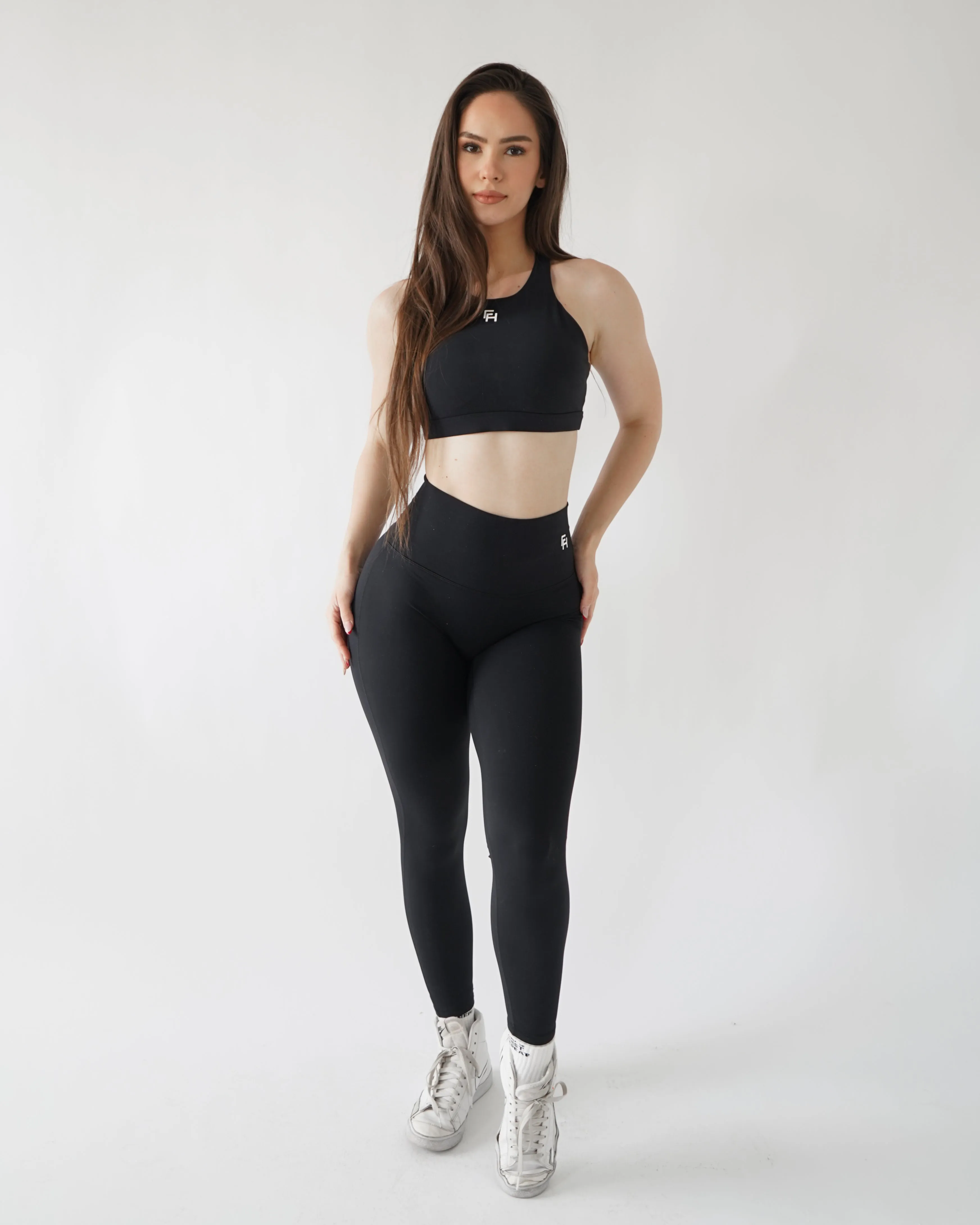 Everyday Leggings 27" - Black sold by First Health Apparel product image thumbnail 2