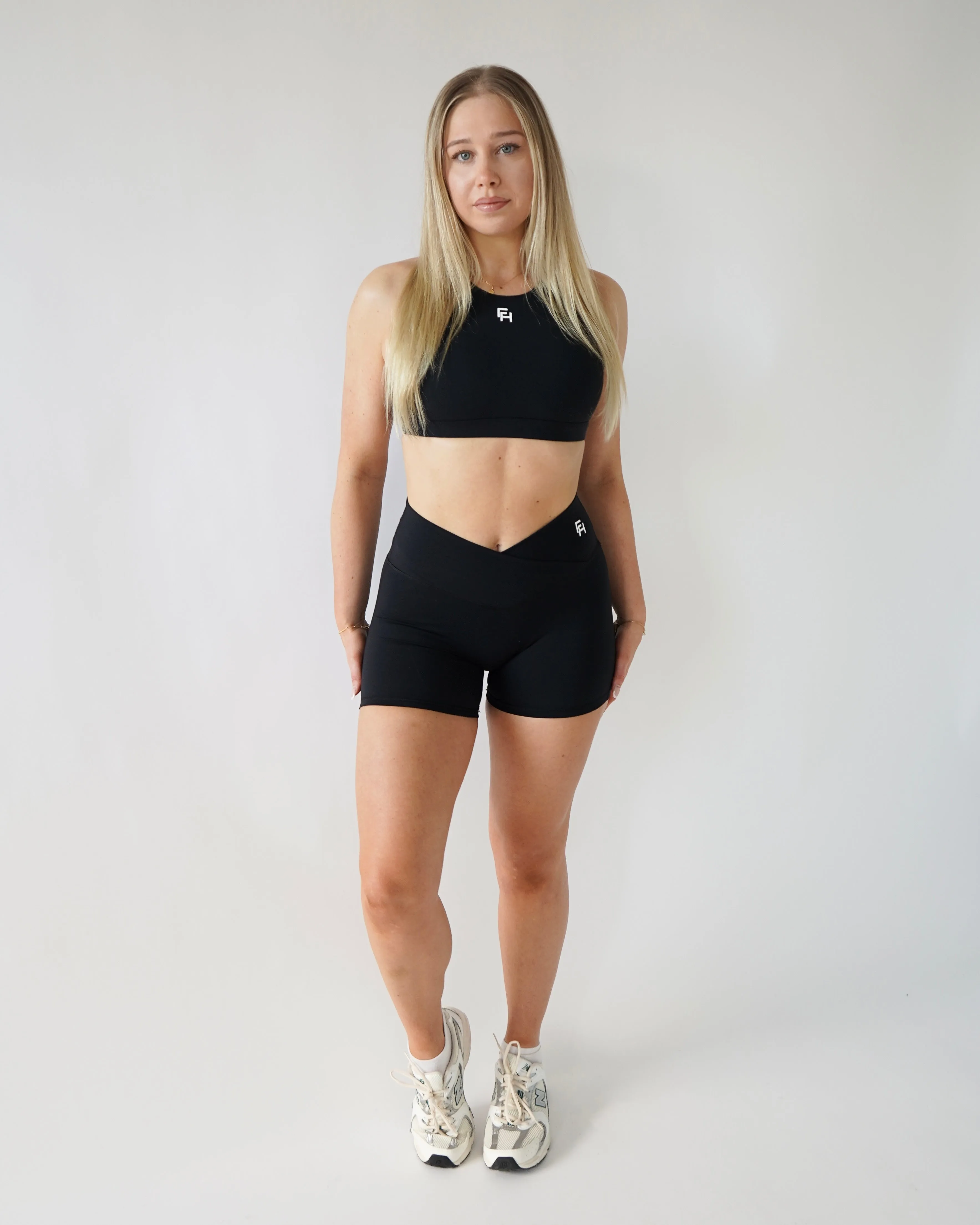 Everyday High-Neck Sports Bra - Black sold by First Health Apparel product image thumbnail 5