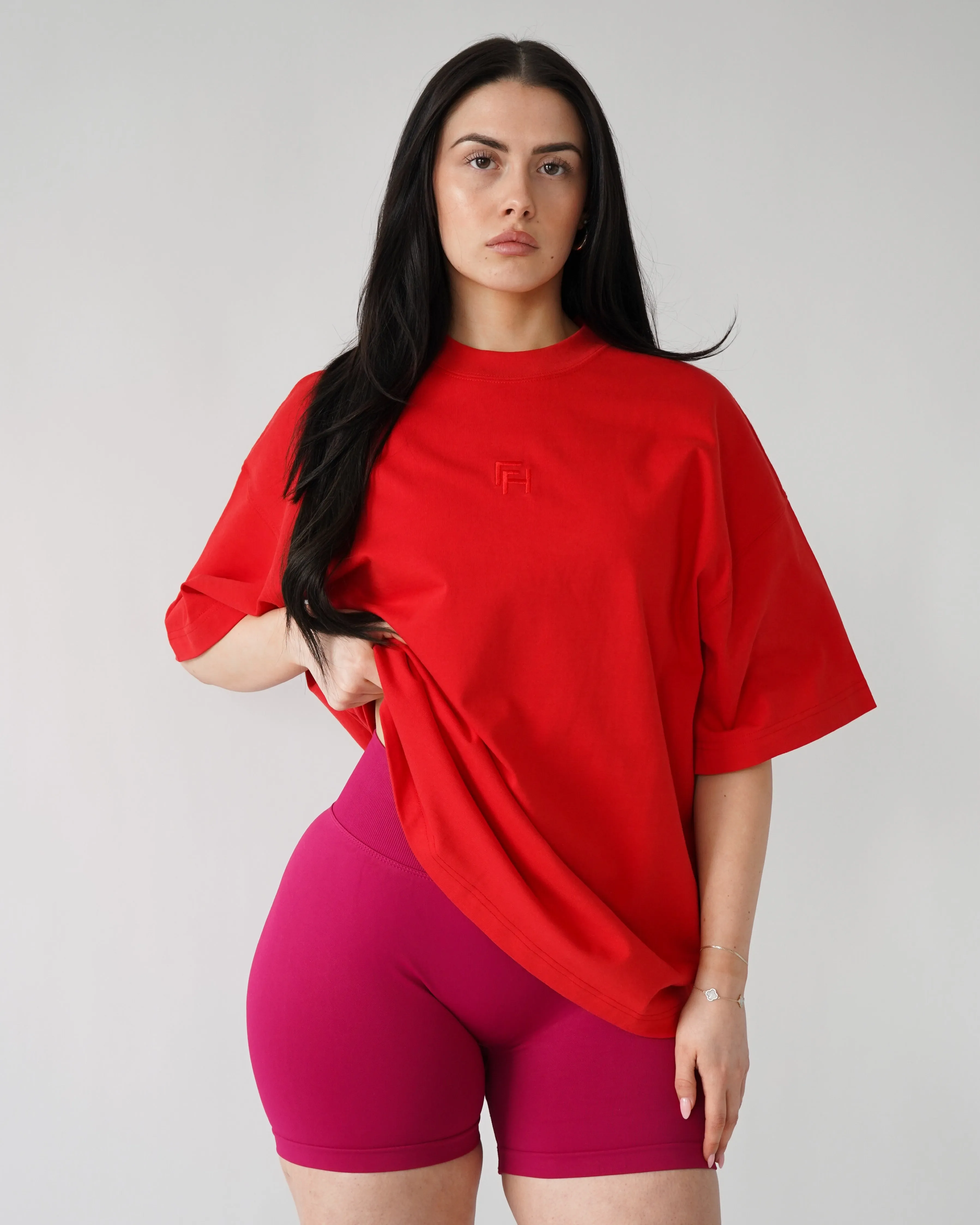 Essential T-Shirt - Chili sold by First Health Apparel