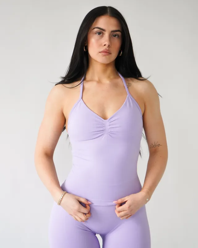 Ascend Halter Tank Top - Lilac sold by First Health Apparel