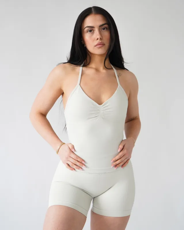 Ascend Halter Tank Top - Slate sold by First Health Apparel