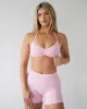 Ascend Halter Sports Bra - Blush sold by First Health Apparel