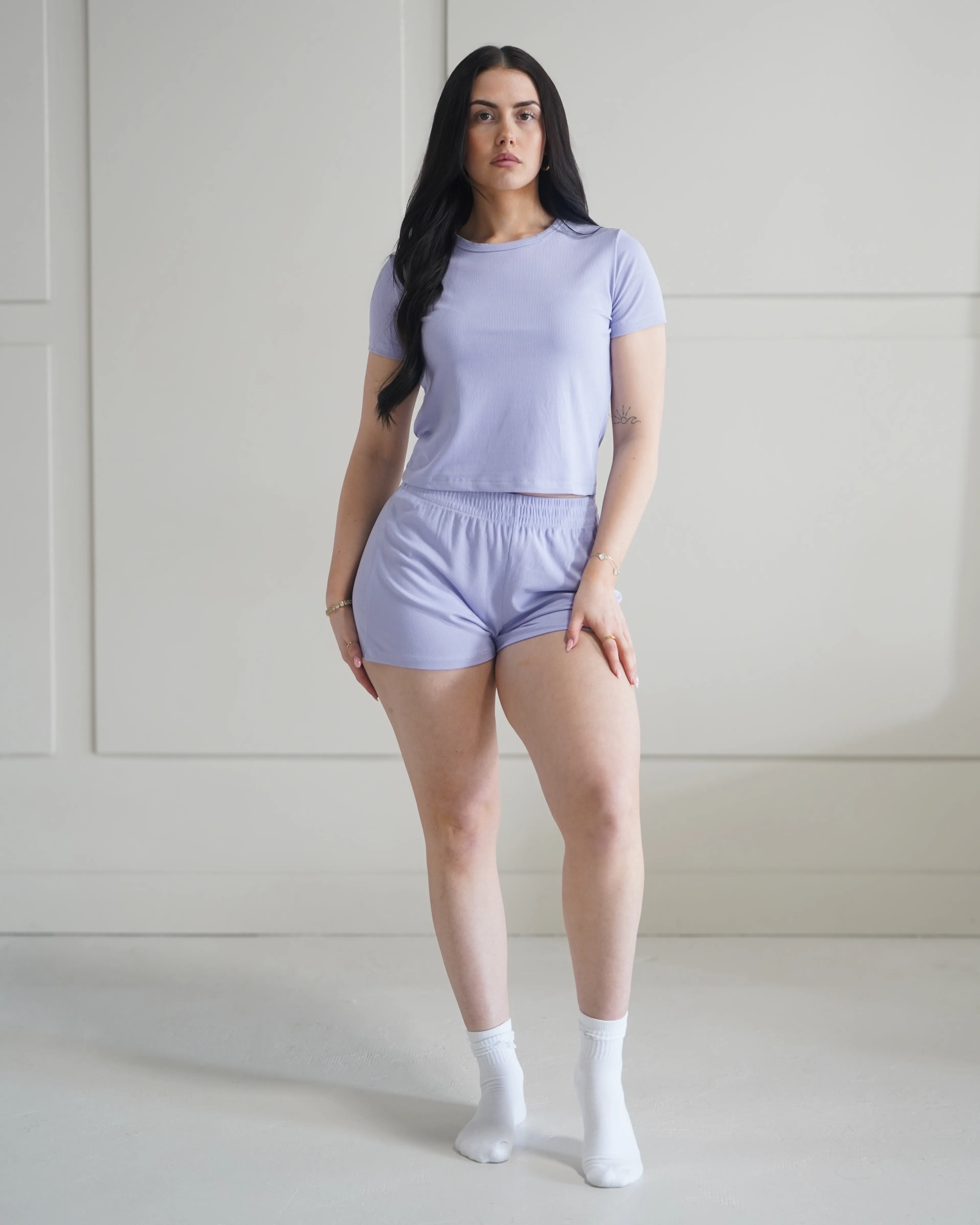 Luxe Lounge Shorts - Perry Winkle sold by First Health Apparel product image thumbnail 4