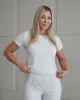 Luxe Lounge T-Shirt - Heather Gray sold by First Health Apparel