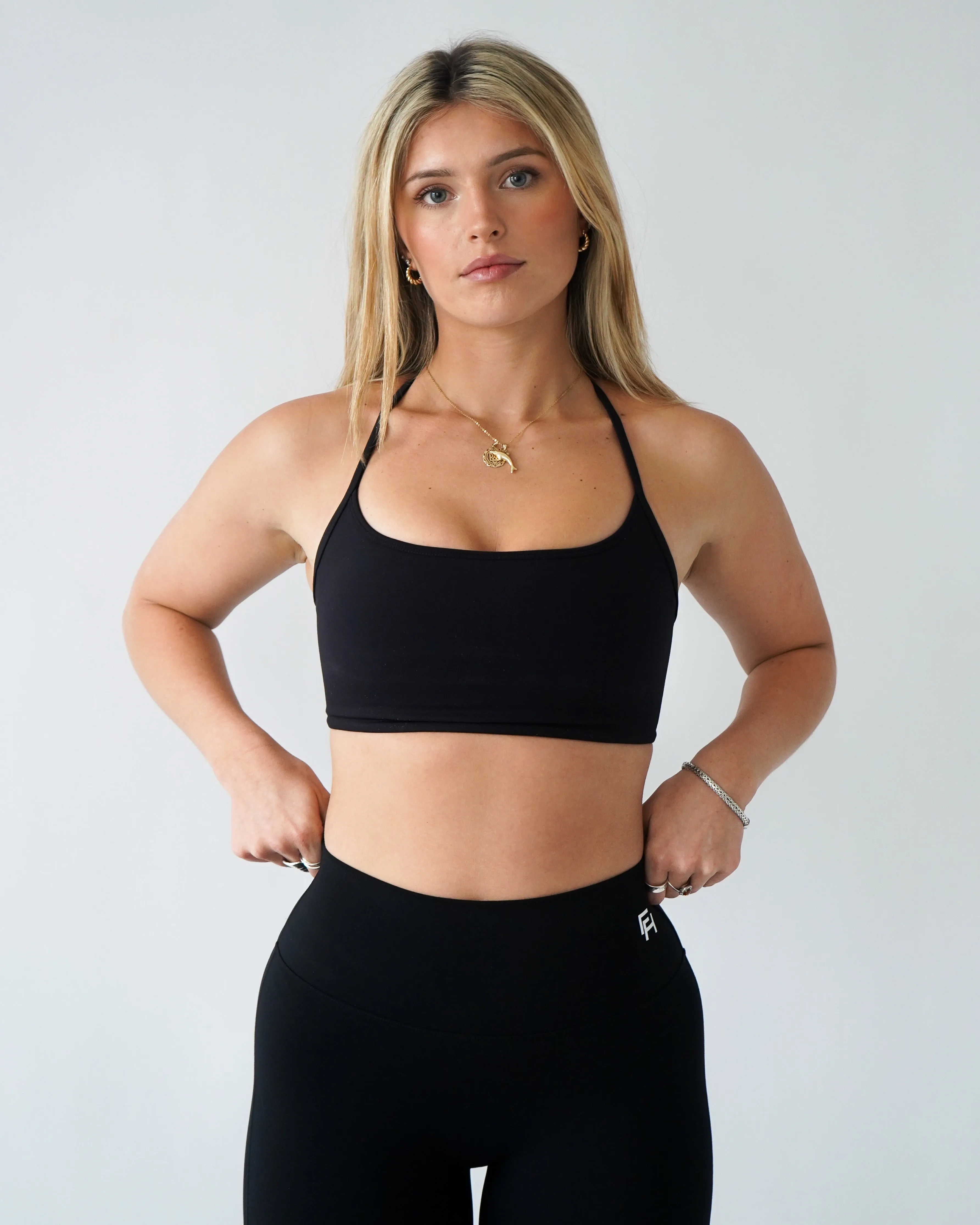 Onyx Core Sports Bra - Black sold by First Health Apparel