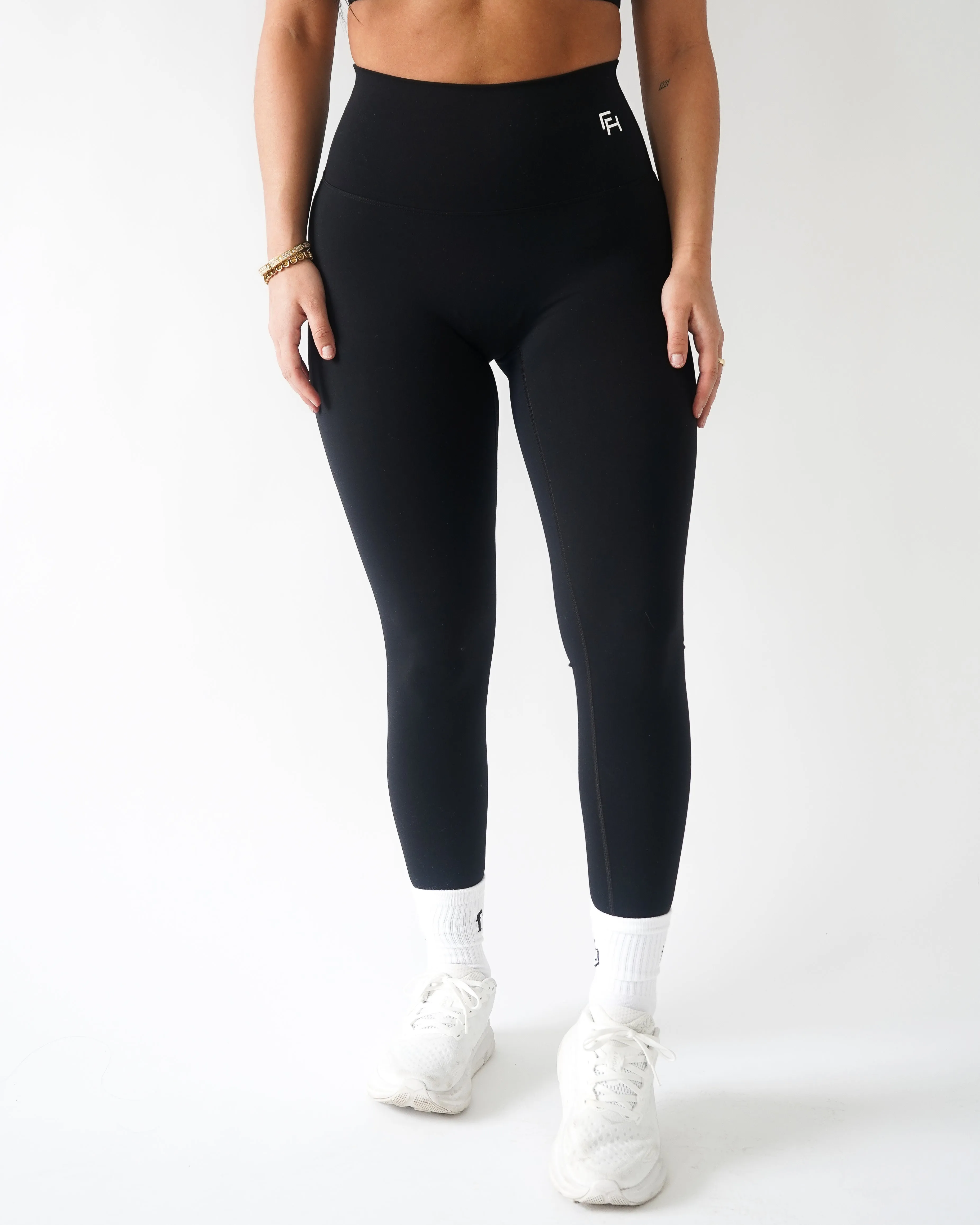 Onyx High Rise Leggings - Black sold by First Health Apparel