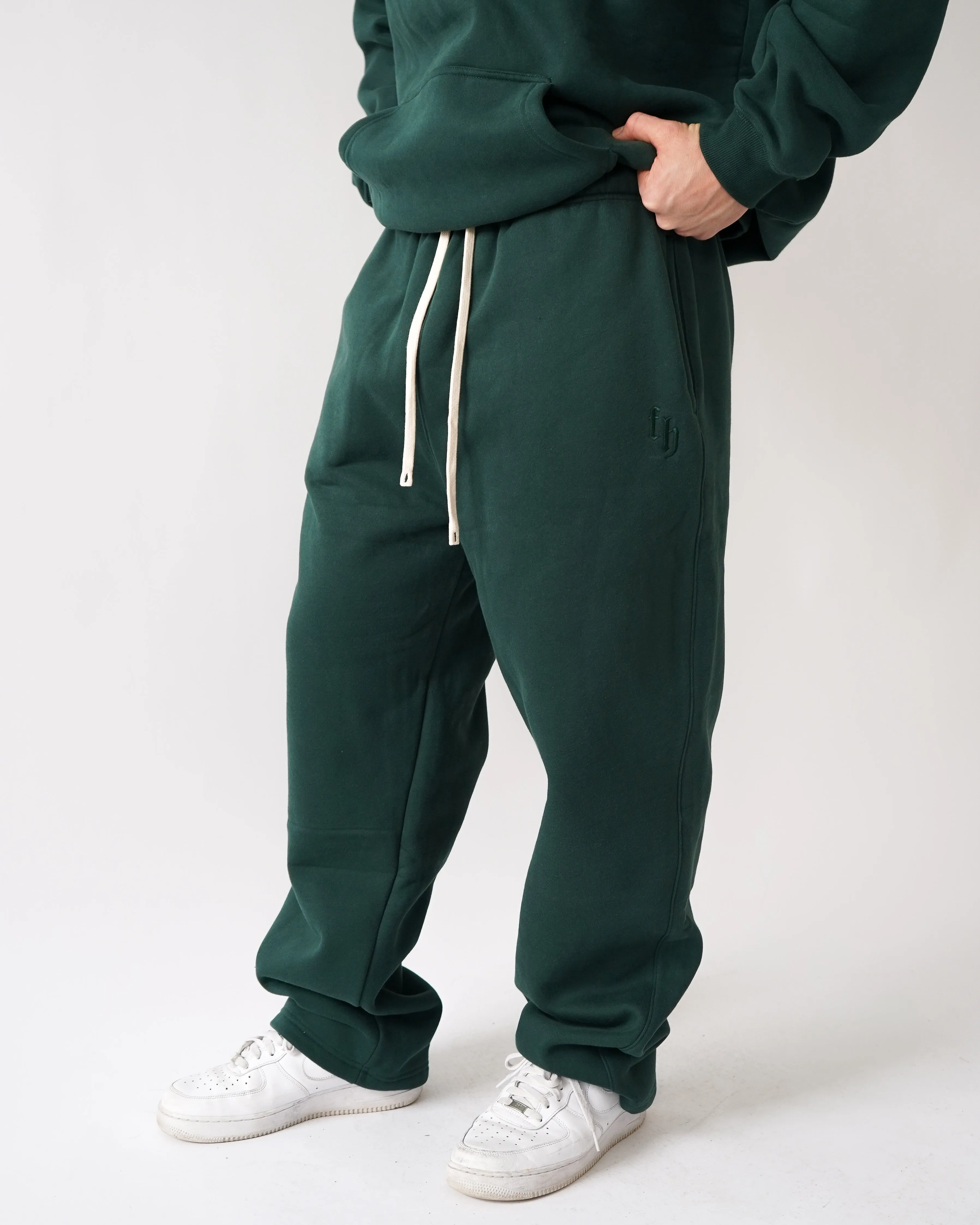 Legacy Straight-leg Sweatpants - Forest sold by First Health Apparel