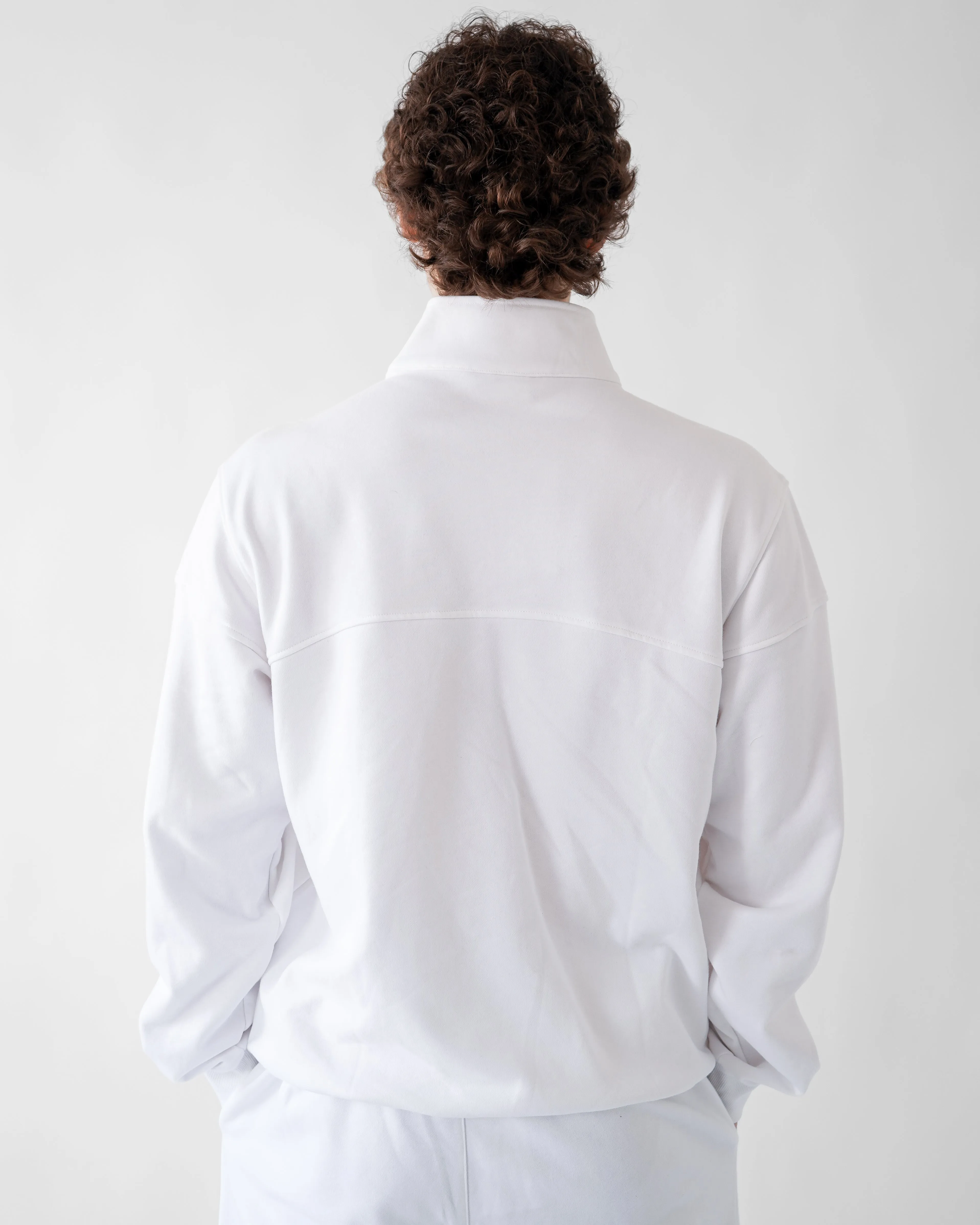 Essential Quarter Zip - White sold by First Health Apparel product image thumbnail 4