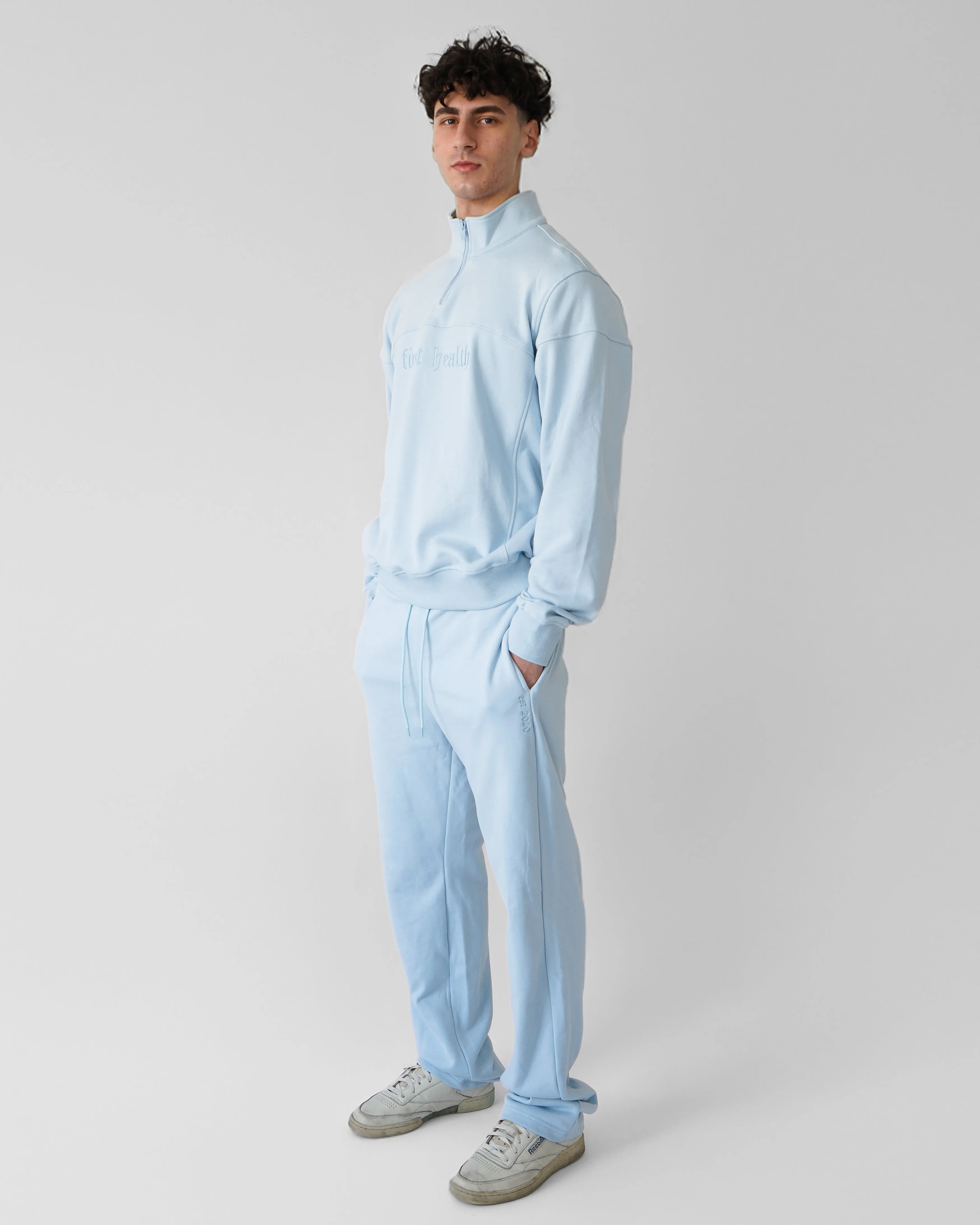 Essential Quarter Zip - Cloud sold by First Health Apparel product image thumbnail 4