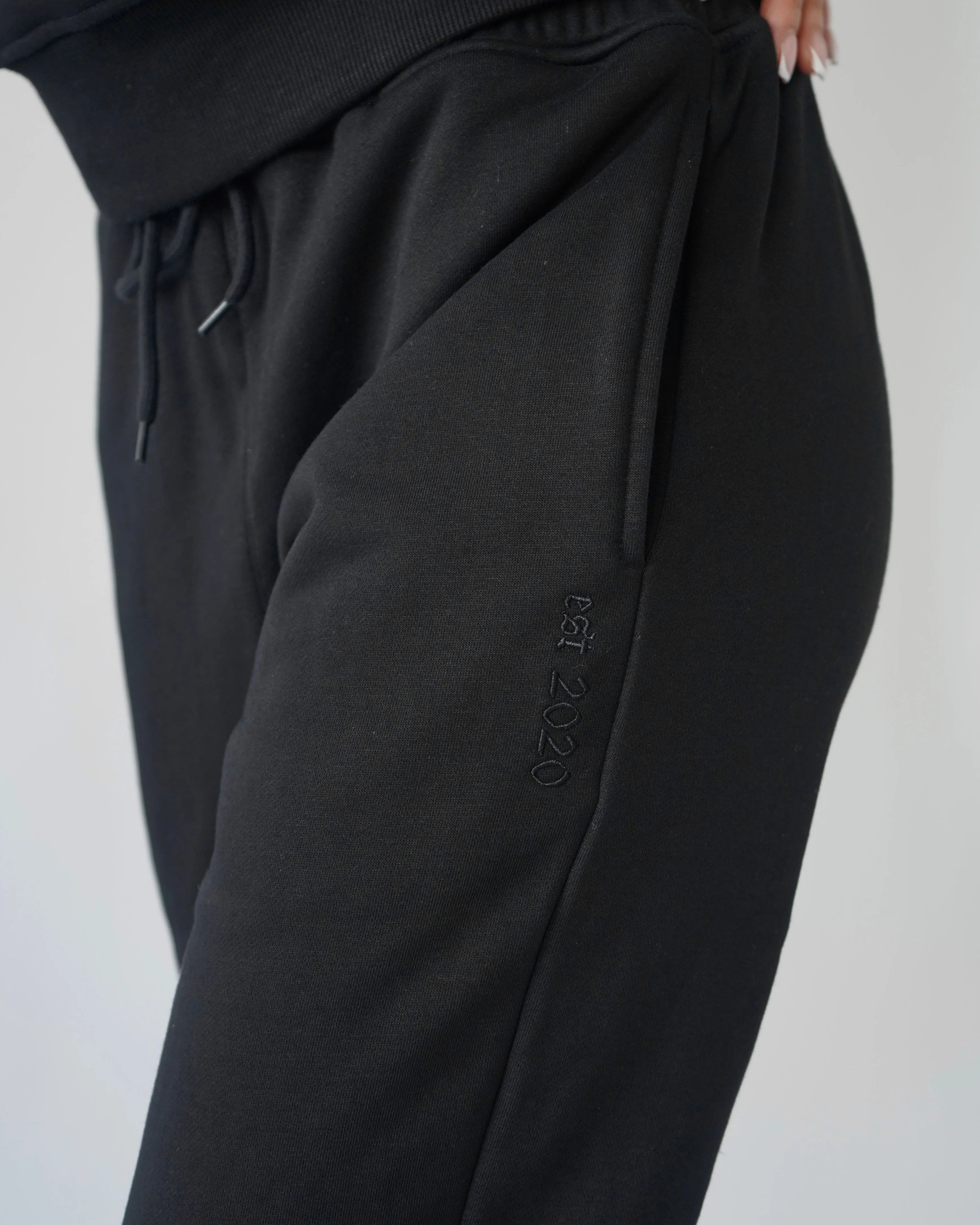 Essential Straight Leg Sweatpants - Black sold by First Health Apparel product image thumbnail 4