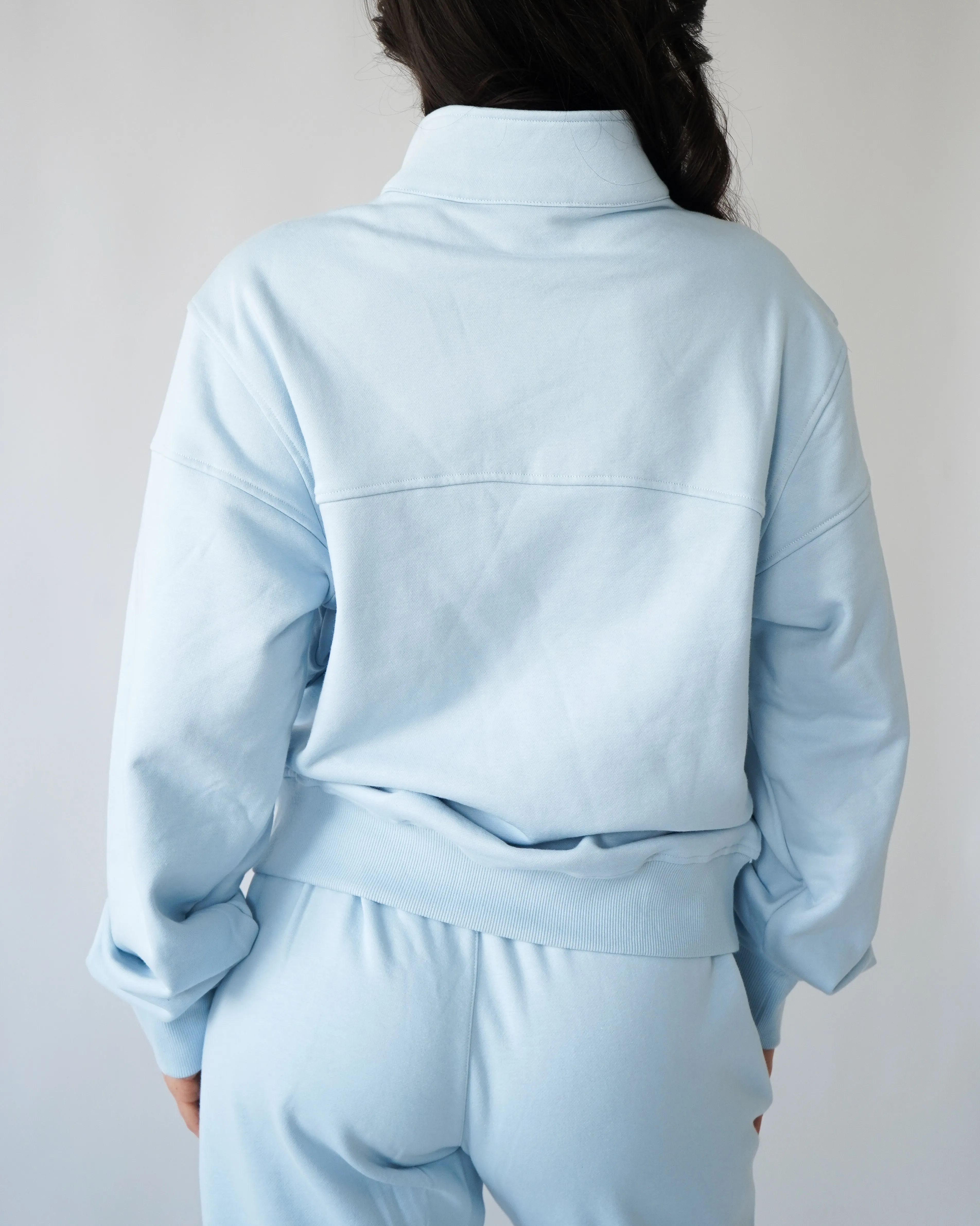 Essential Quarter Zip - Cloud sold by First Health Apparel product image thumbnail 5