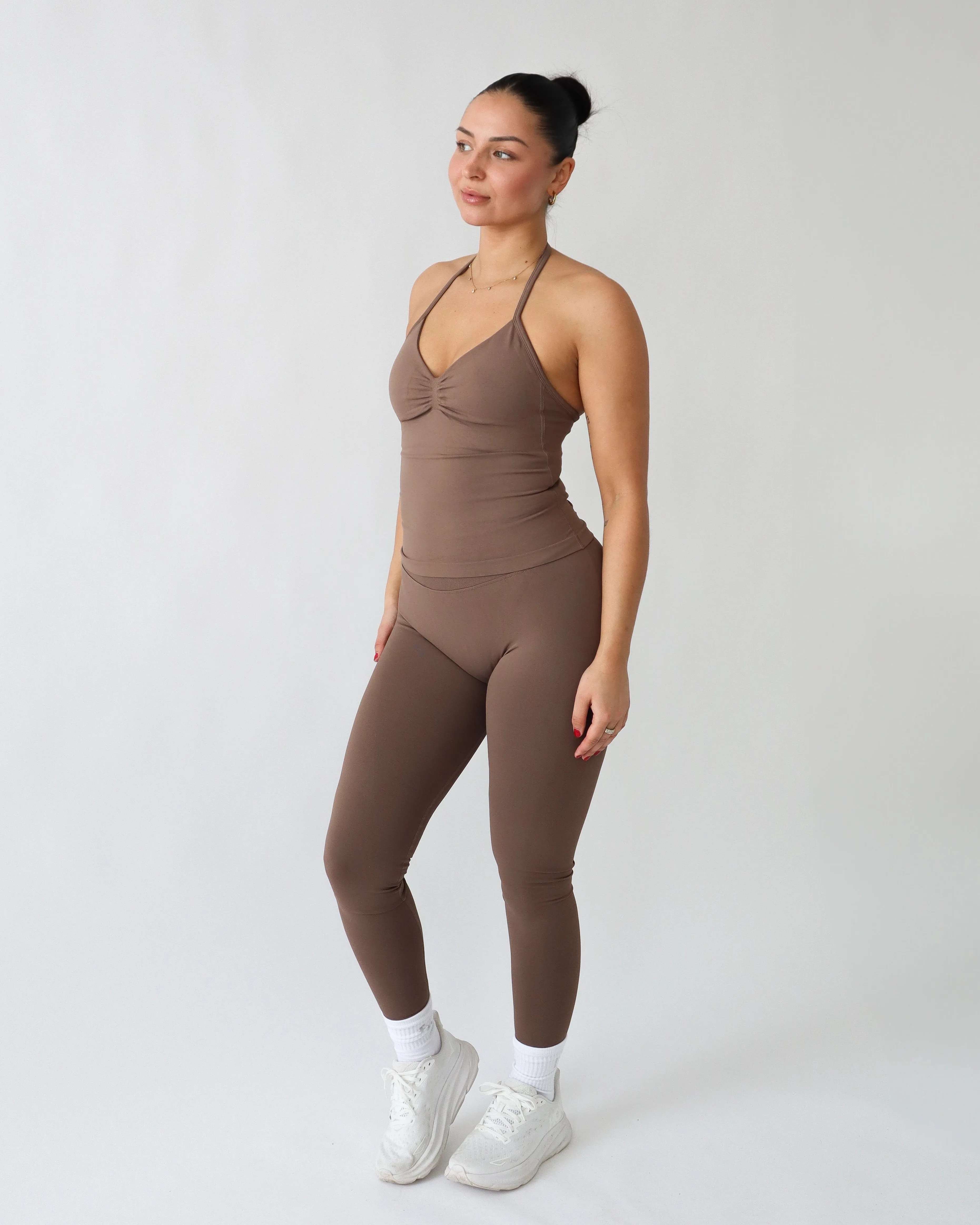 Ascend Halter Tank Top - Oak sold by First Health Apparel product image thumbnail 3