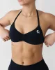 Ascend Halter Sports Bra - Black sold by First Health Apparel