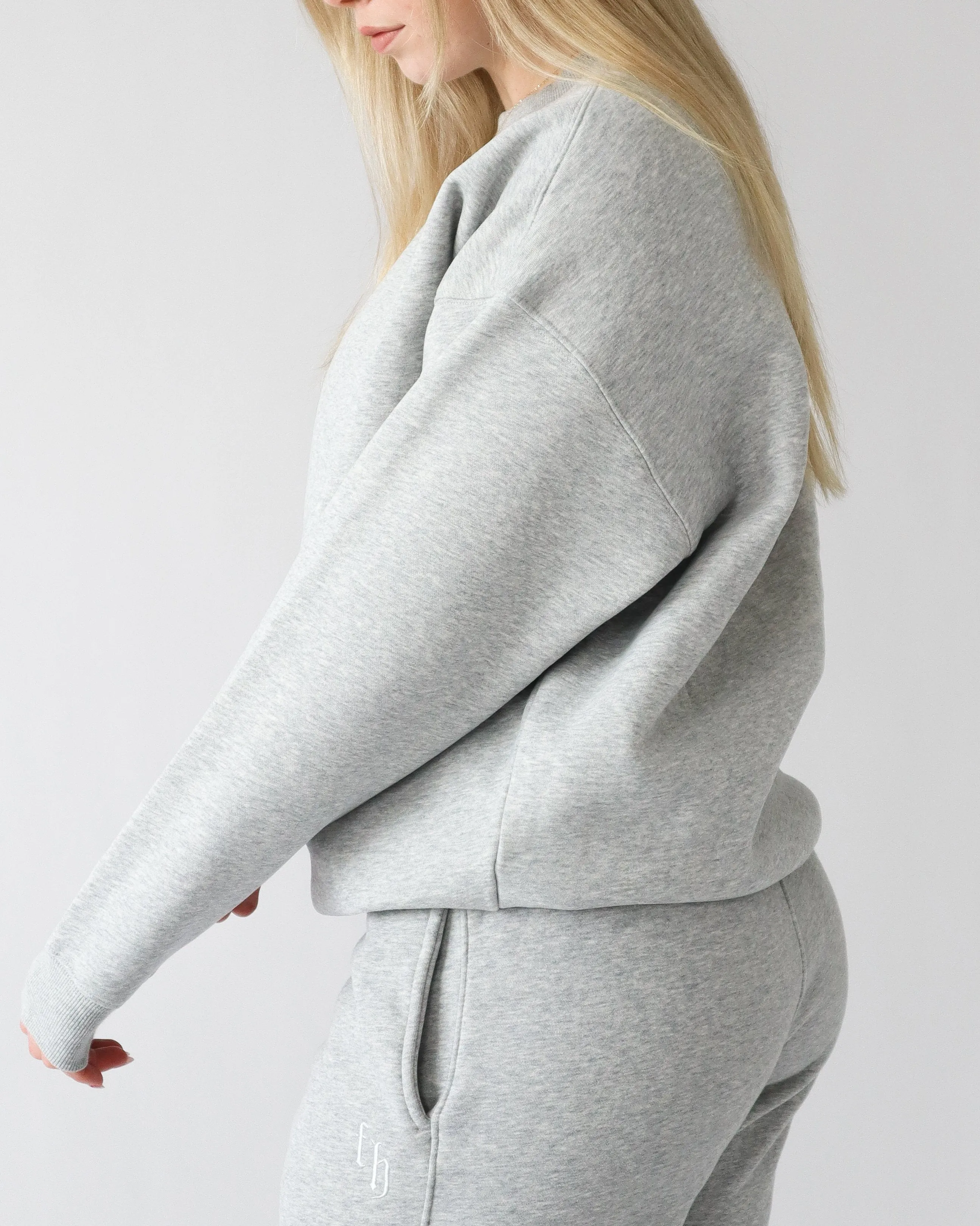 Legacy Crewneck - Heather Gray sold by First Health Apparel product image thumbnail 2