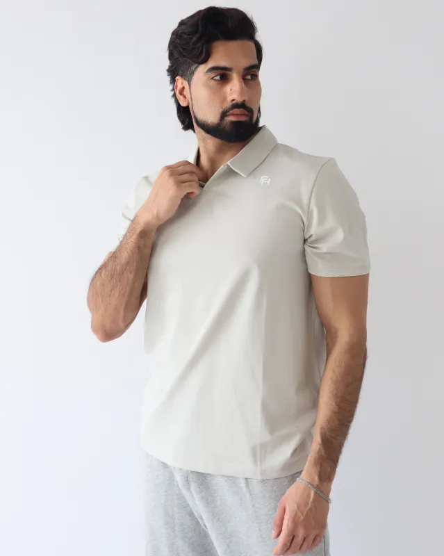 Relaxed Polo Shirt - Slate sold by First Health Apparel