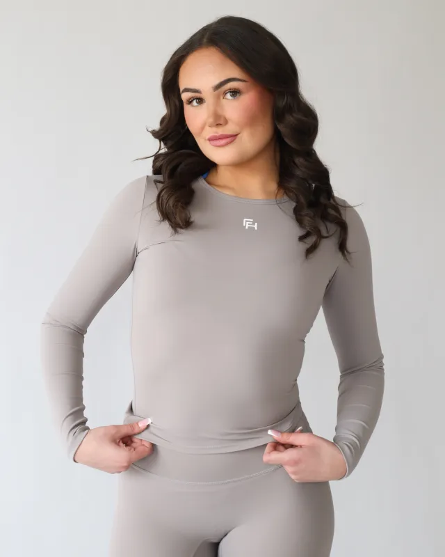 Adapt Long Sleeve - Ash sold by First Health Apparel