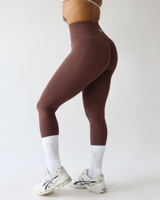 Enhance Contour Leggings 27" - Cinnamon sold by First Health Apparel