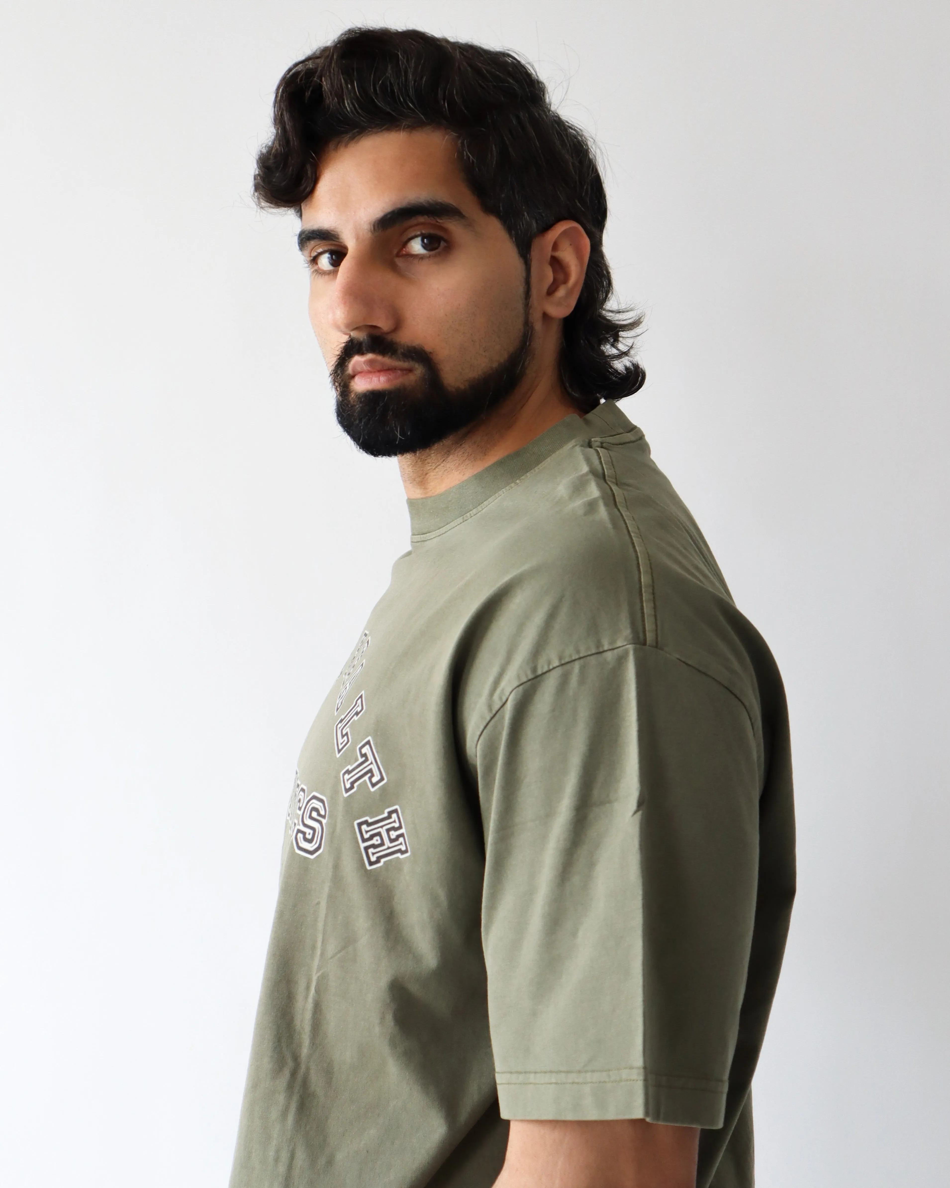 Varsity T-Shirt - Moss sold by First Health Apparel product image thumbnail 5