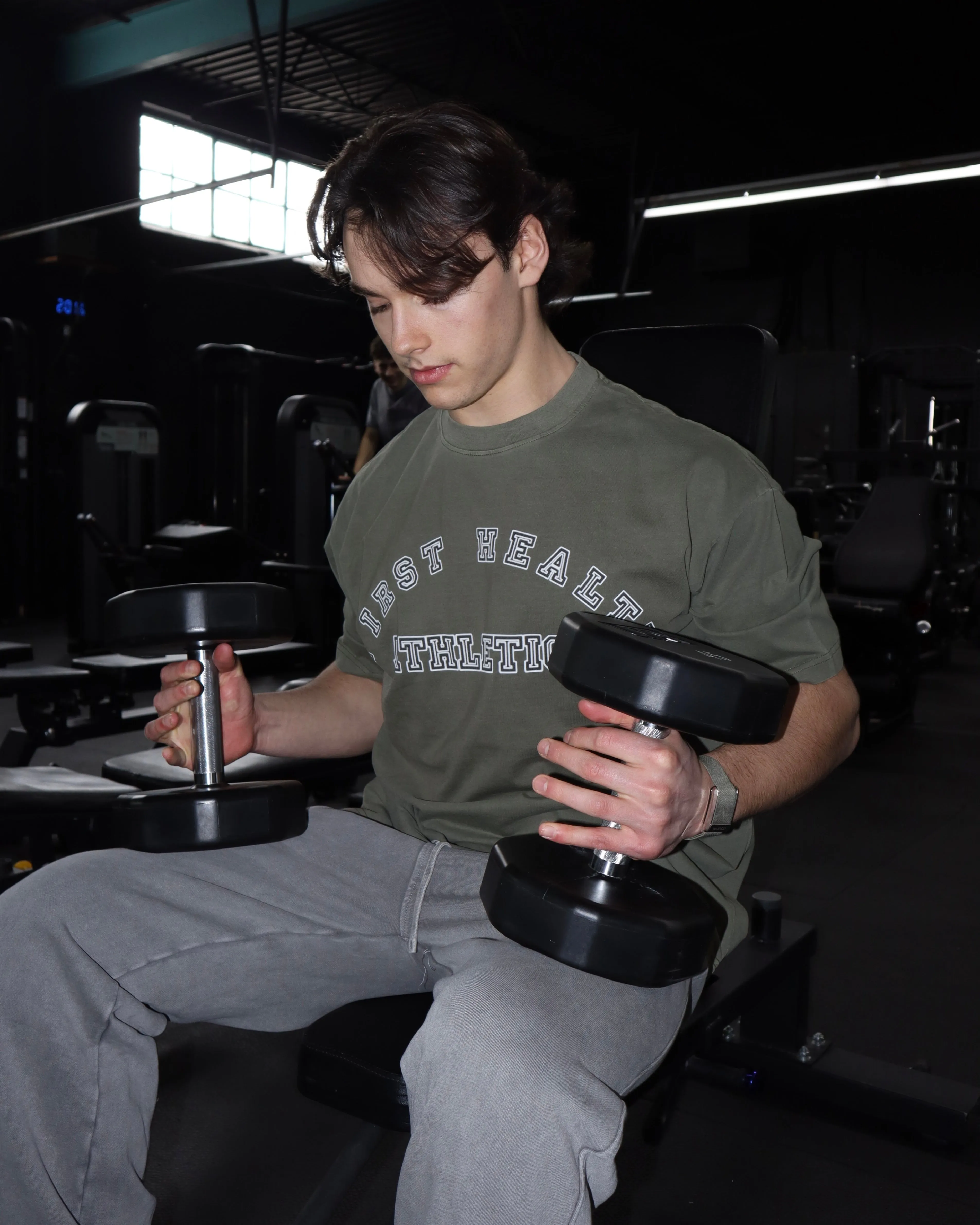 Varsity T-Shirt - Moss sold by First Health Apparel