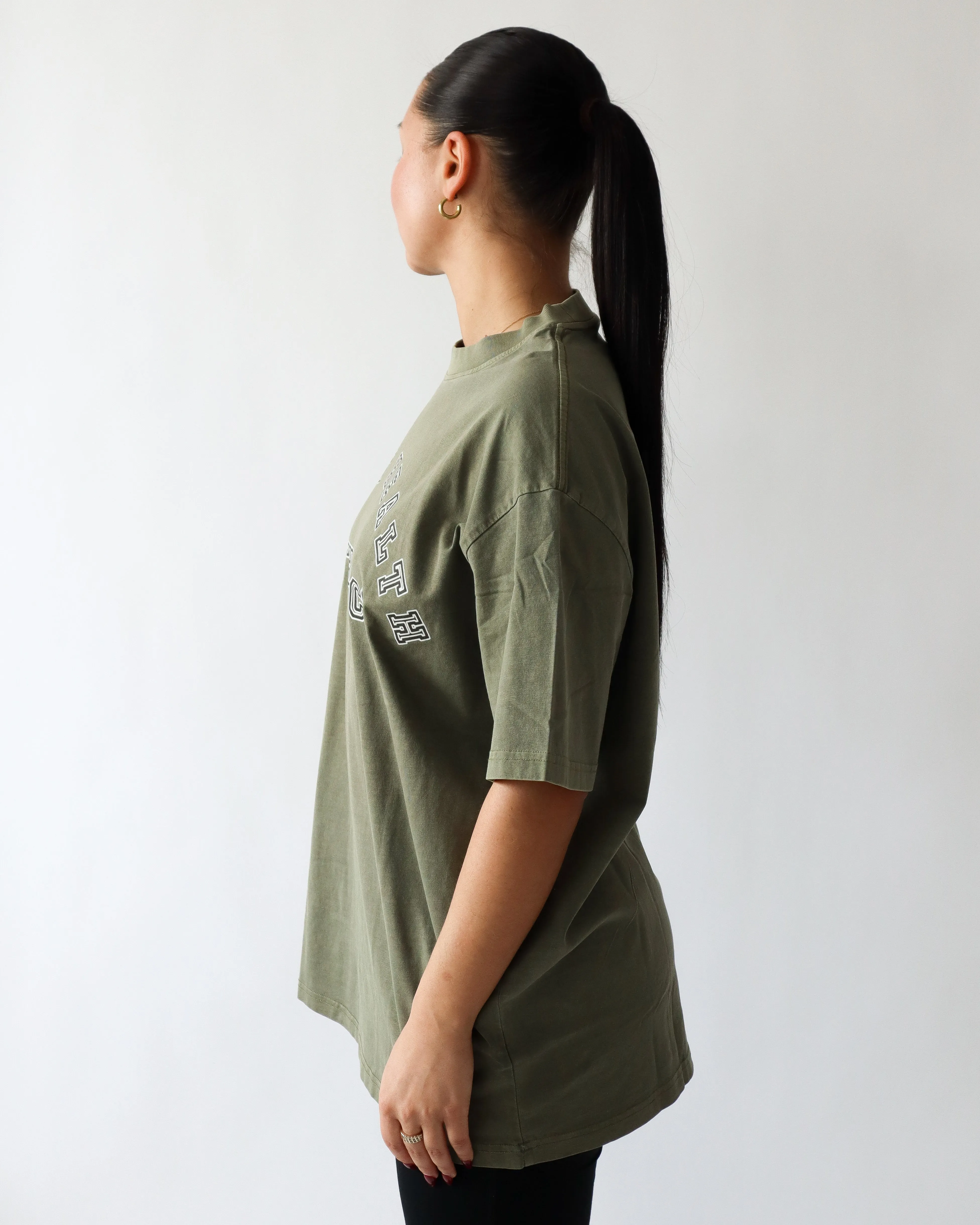 Varsity T-Shirt - Moss sold by First Health Apparel product image thumbnail 5