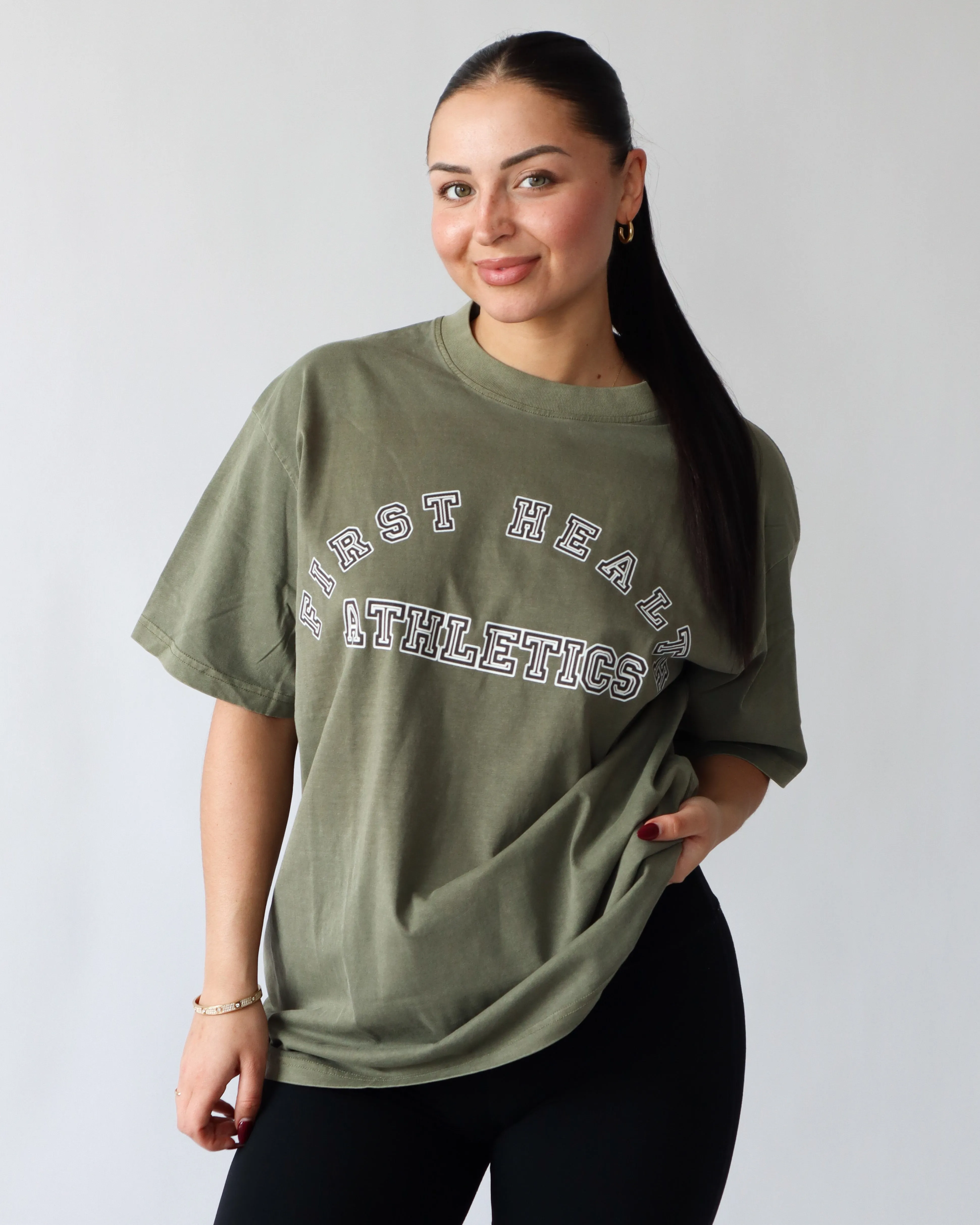 Varsity T-Shirt - Moss sold by First Health Apparel