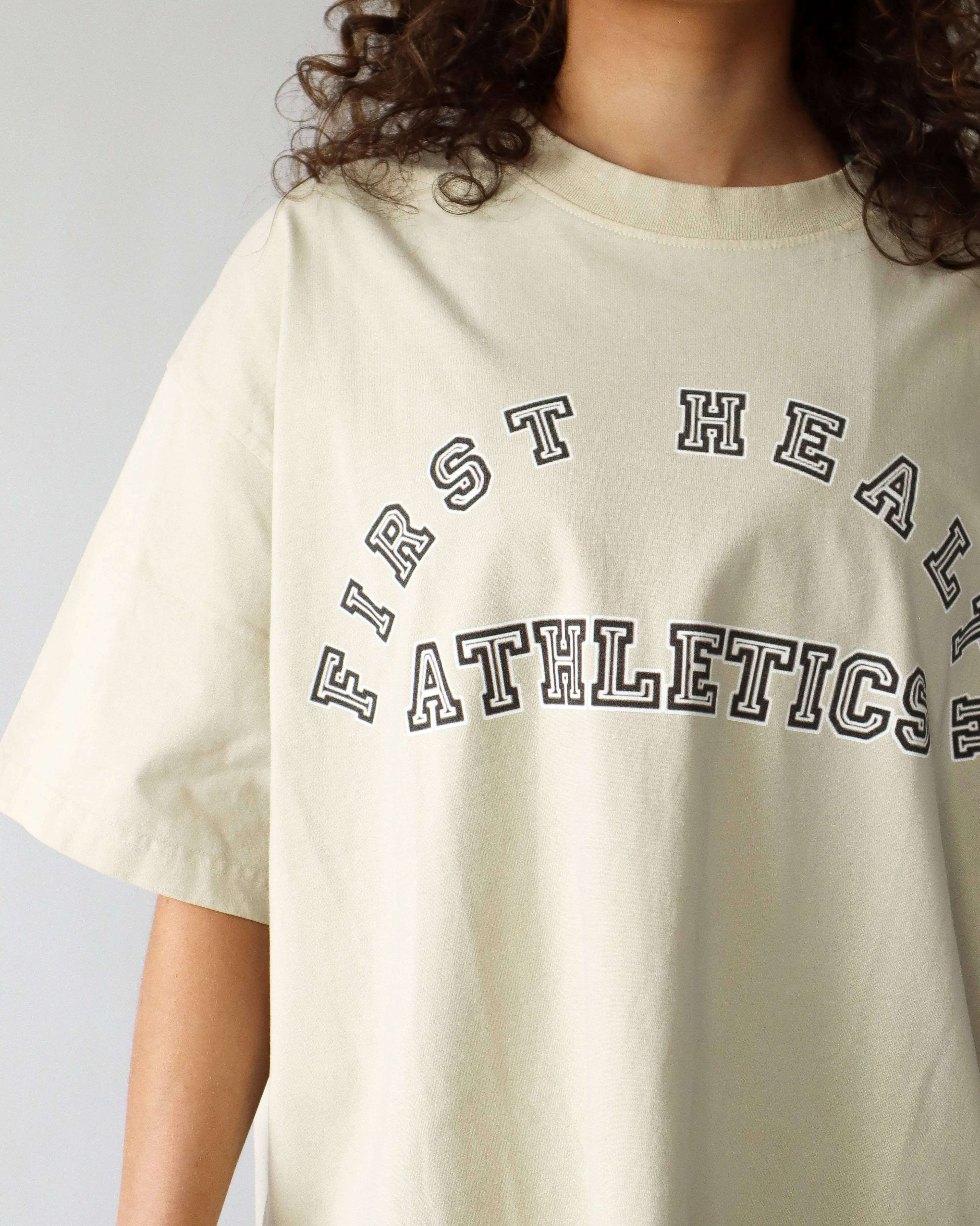 Varsity T-Shirt - Sand sold by First Health Apparel product image thumbnail 2