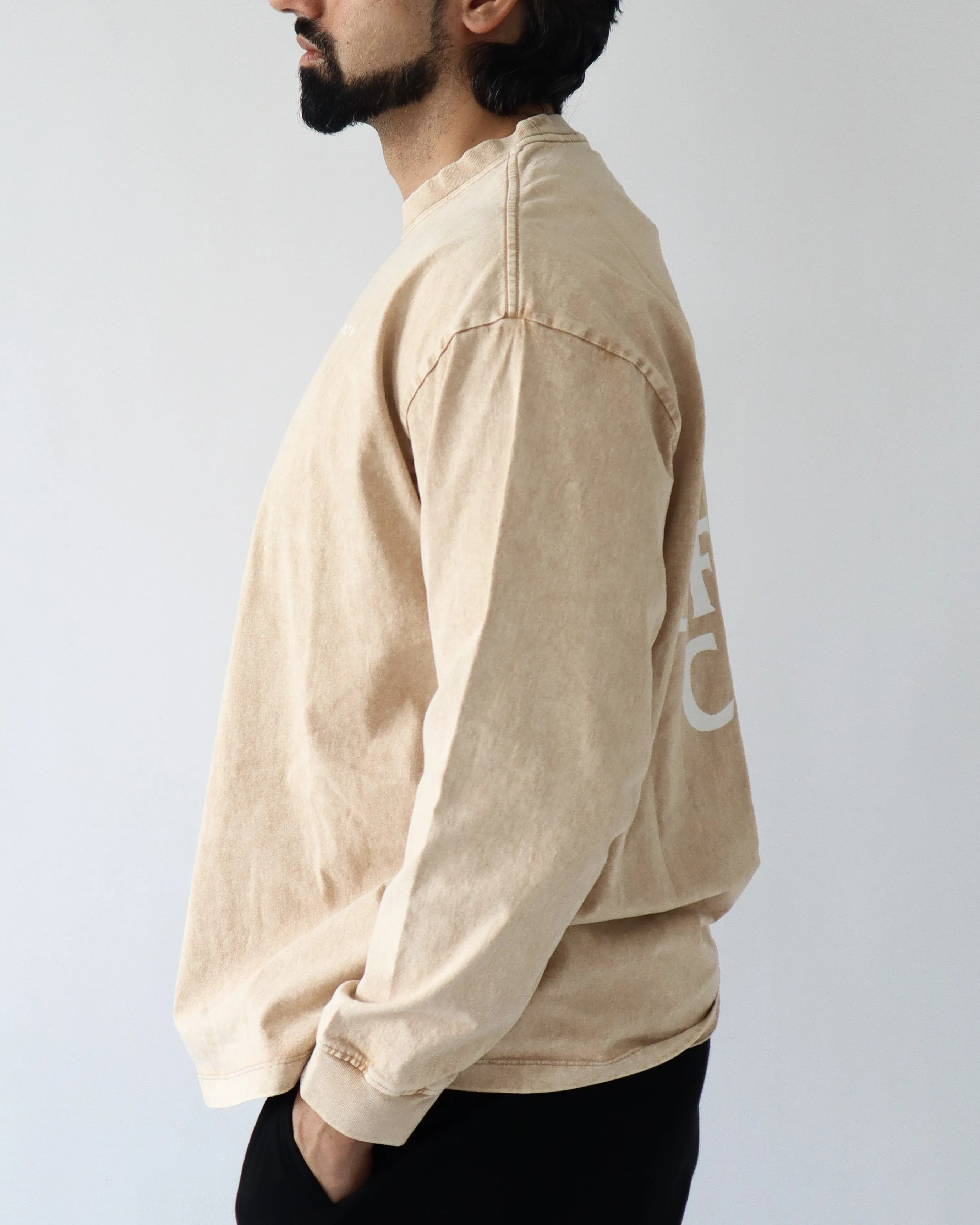 Lifting Club Long Sleeve - Sand sold by First Health Apparel product image thumbnail 3