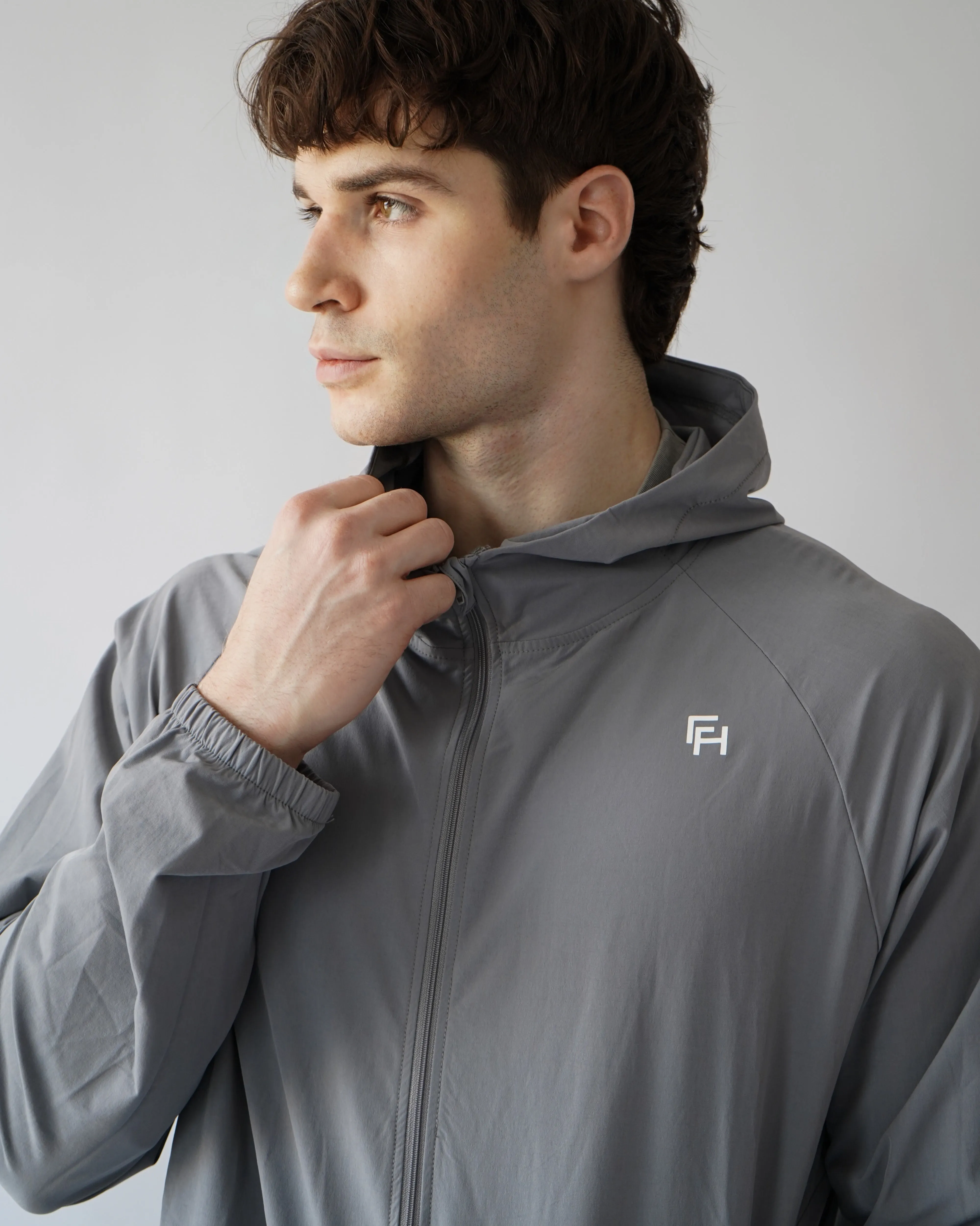 Swift Jacket - Gray sold by First Health Apparel product image thumbnail 2