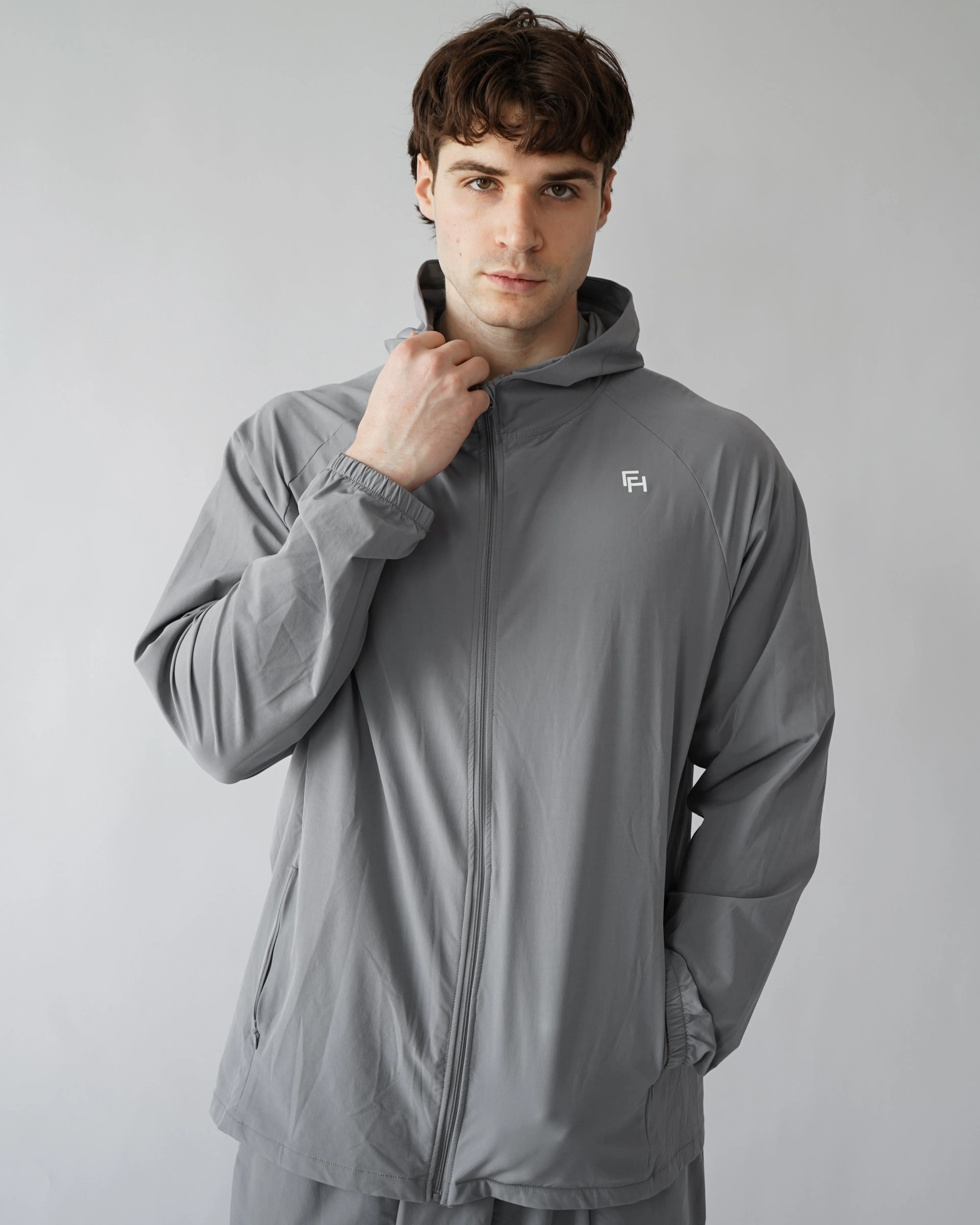 Swift Jacket - Gray sold by First Health Apparel