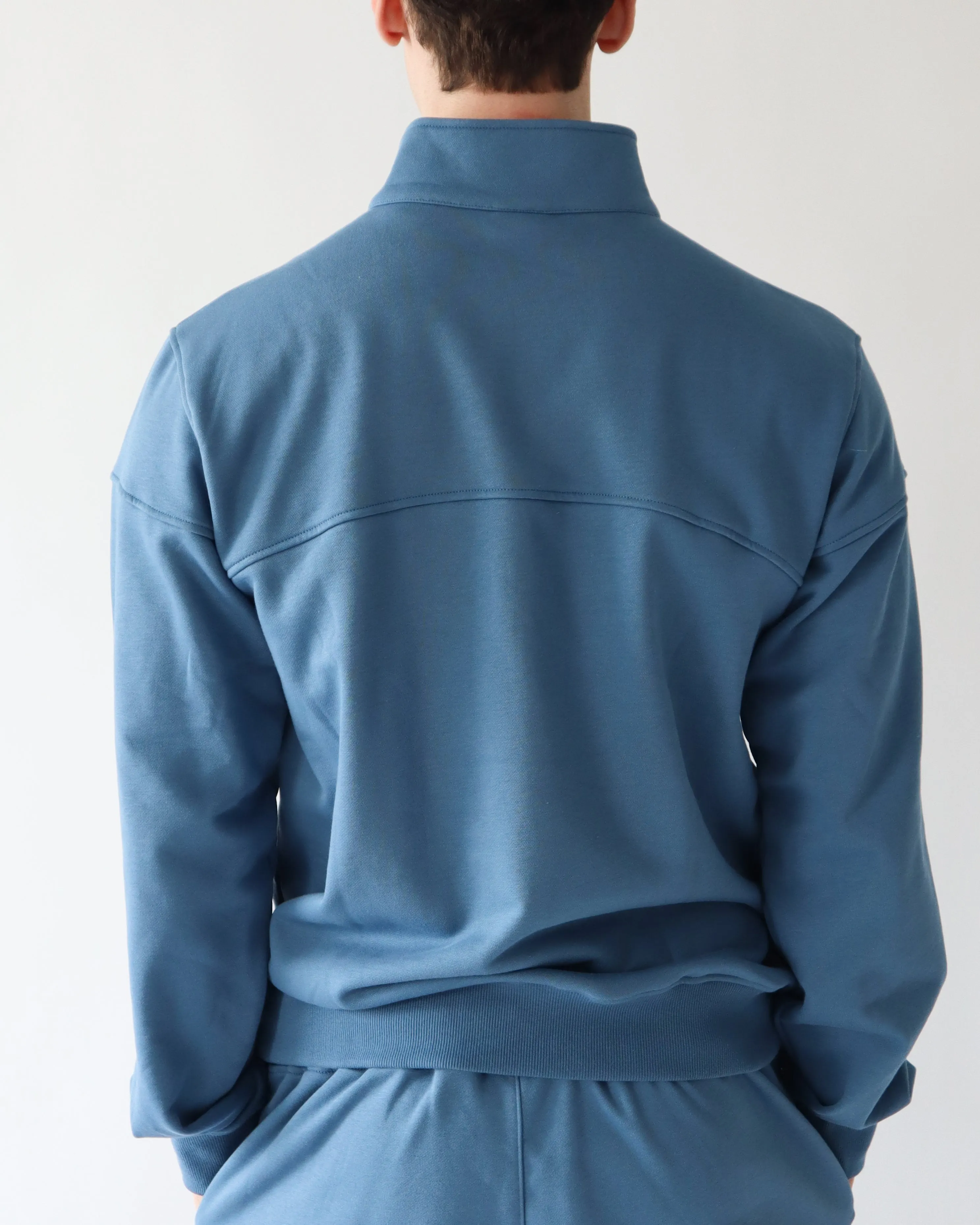Essential Quarter Zip - Steel sold by First Health Apparel product image thumbnail 3