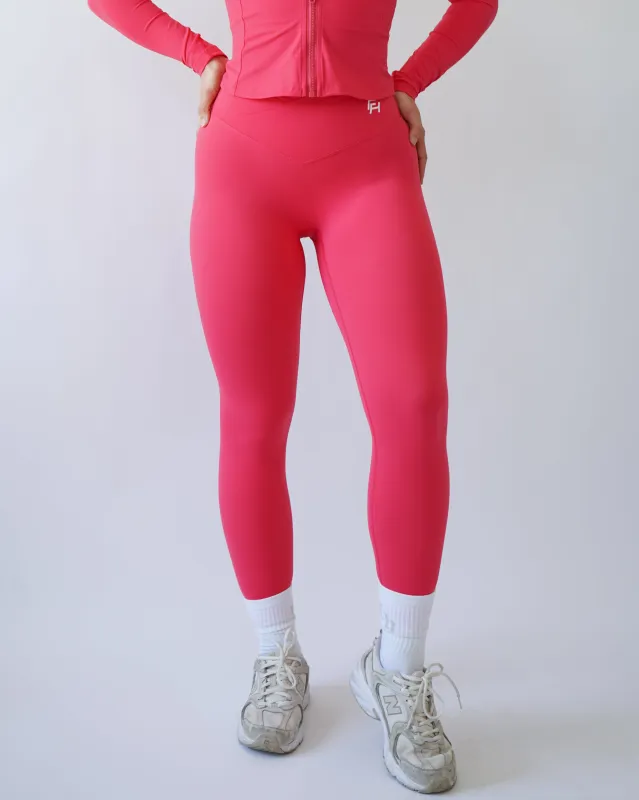Onyx V Waist Leggings - Fruit Punch sold by First Health Apparel