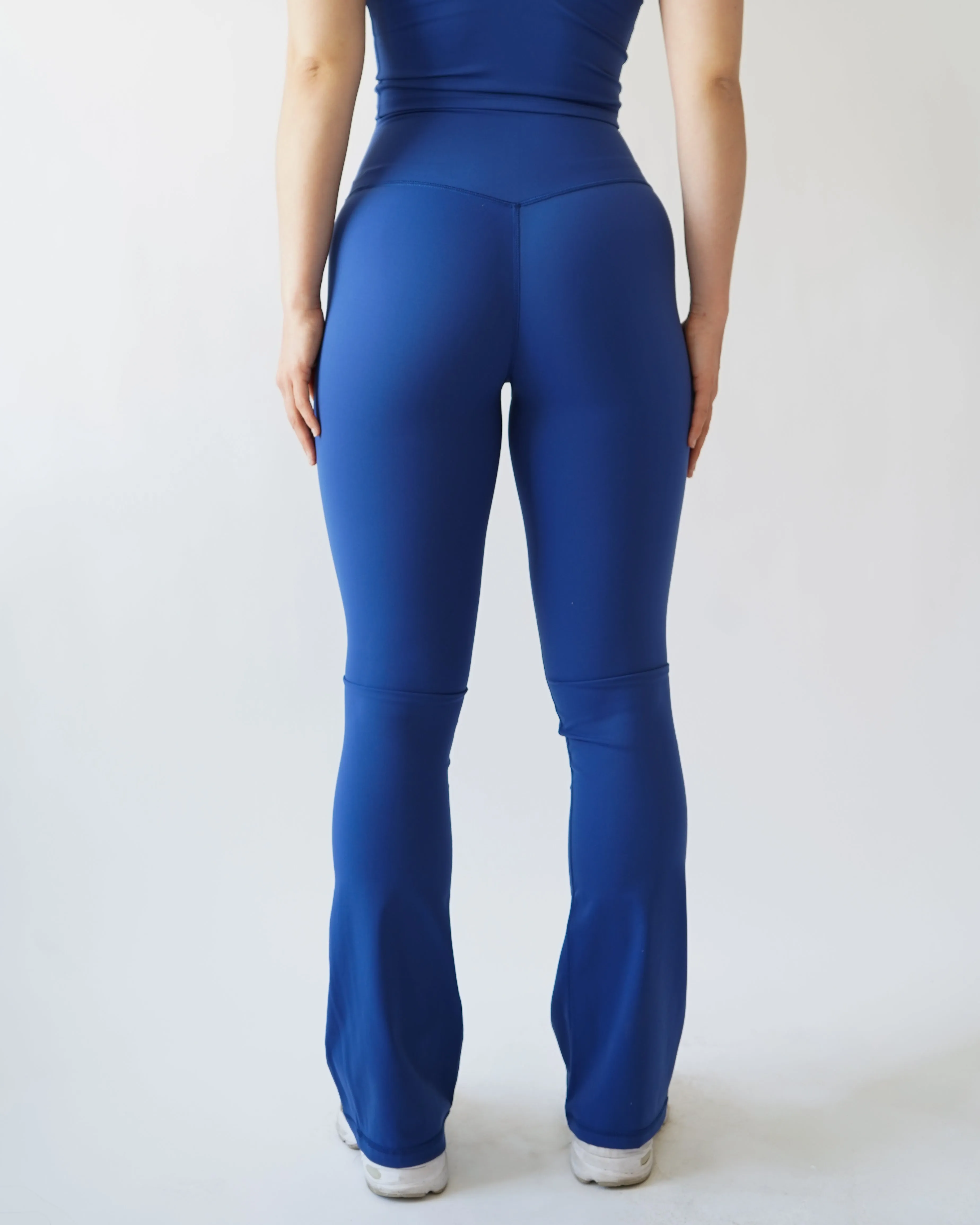 Onyx Flare Leggings - Denim sold by First Health Apparel product image thumbnail 4