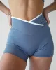 Contrast V-Waist Shorts 4" - Vintage Navy sold by First Health Apparel