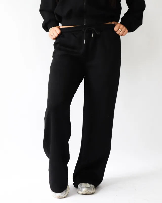 CloudFlex Wide-Leg Pant - Black sold by First Health Apparel