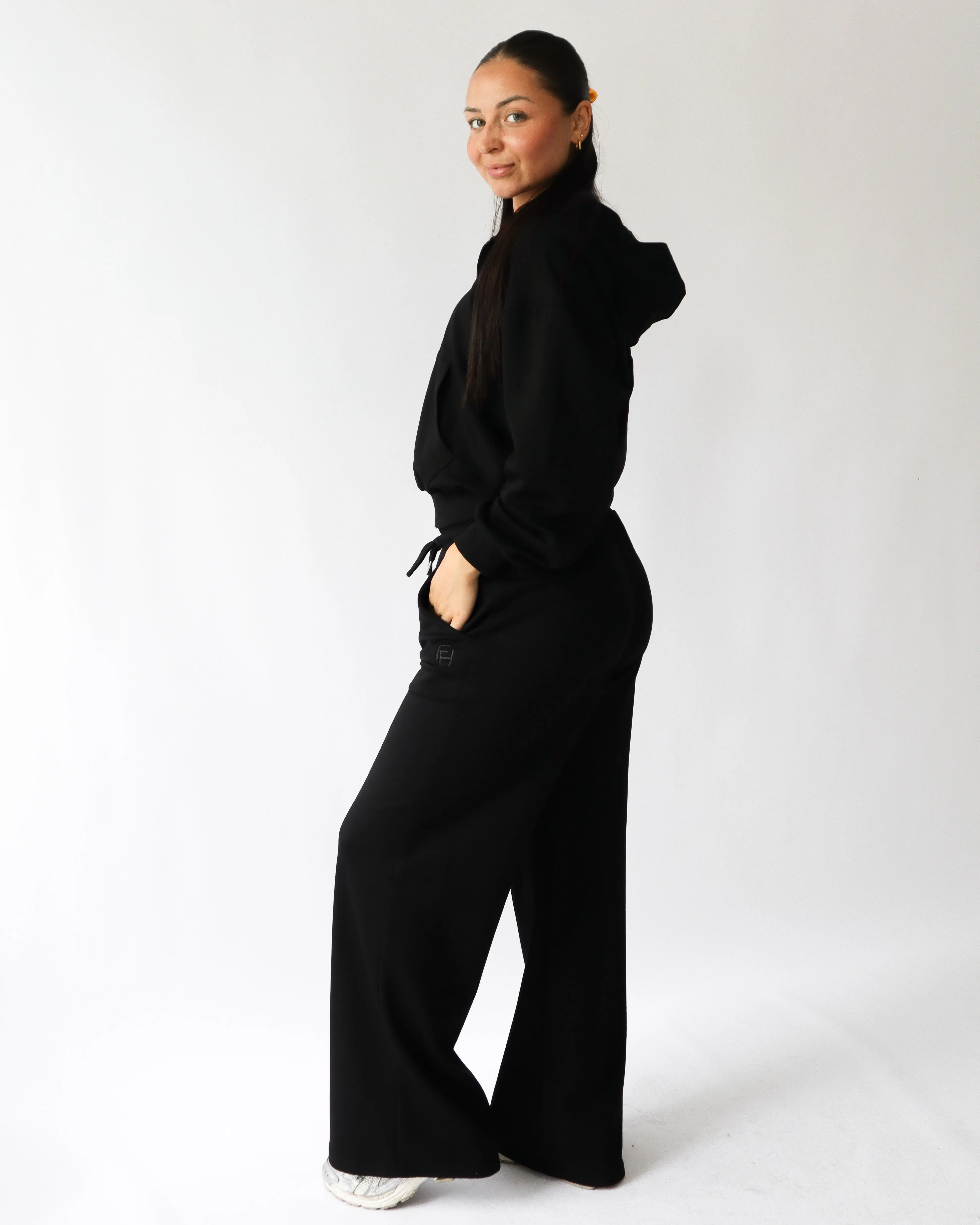 CloudFlex Wide-Leg Pant - Black sold by First Health Apparel product image thumbnail 3