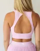 Cropped Polo Tank - Sorbet sold by First Health Apparel