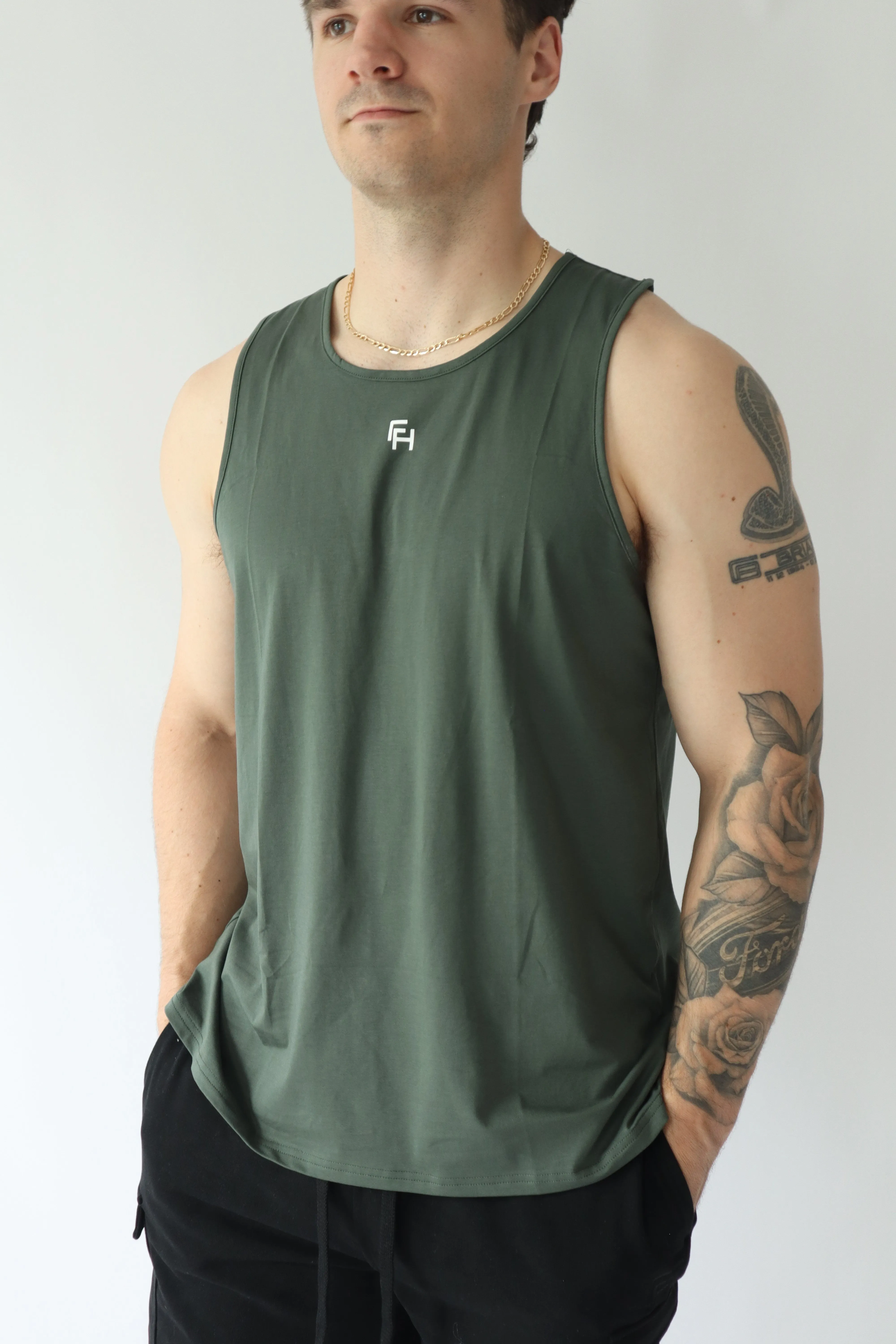 Legacy Tank - Pine sold by First Health Apparel product image thumbnail 3
