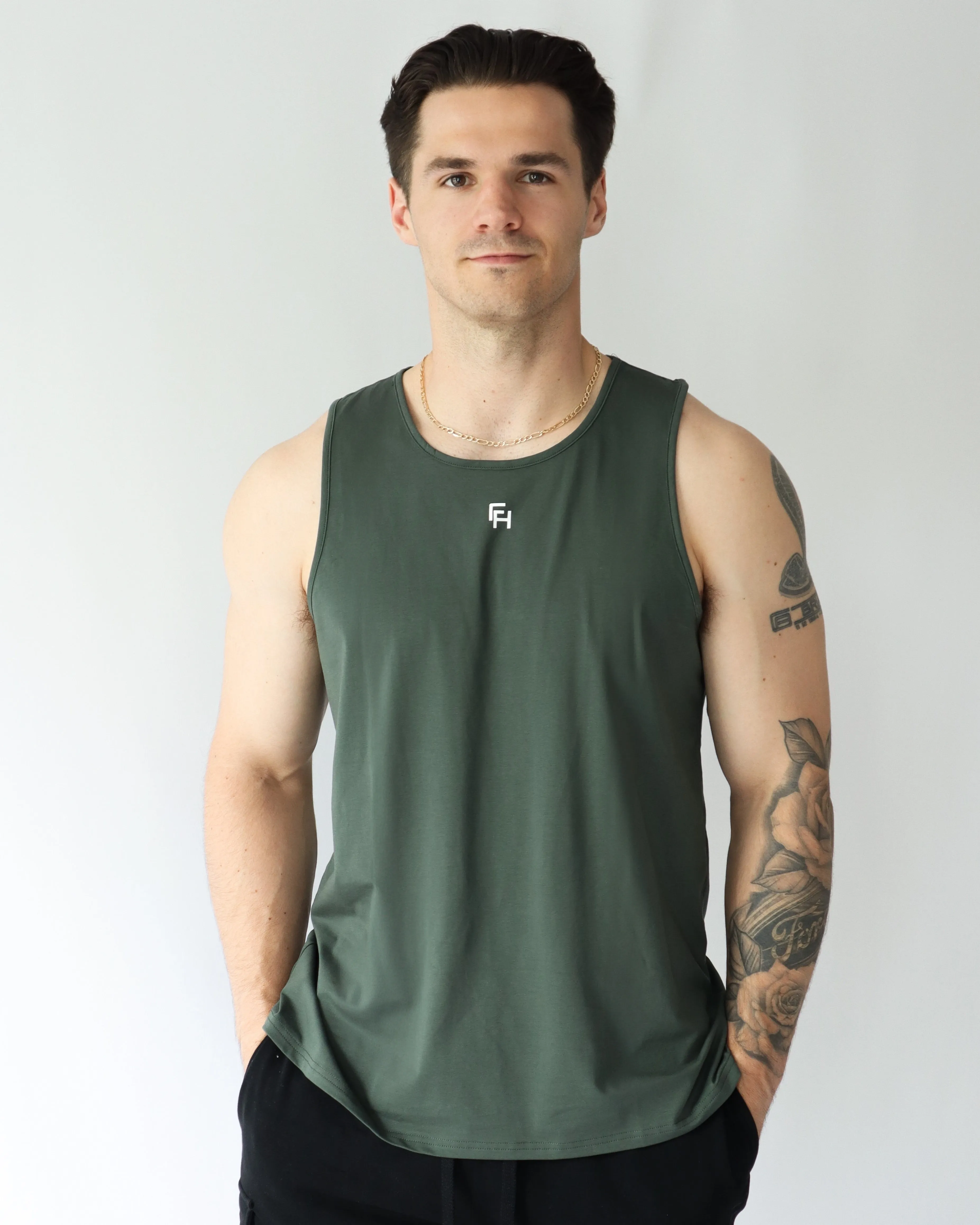 Legacy Tank - Pine sold by First Health Apparel