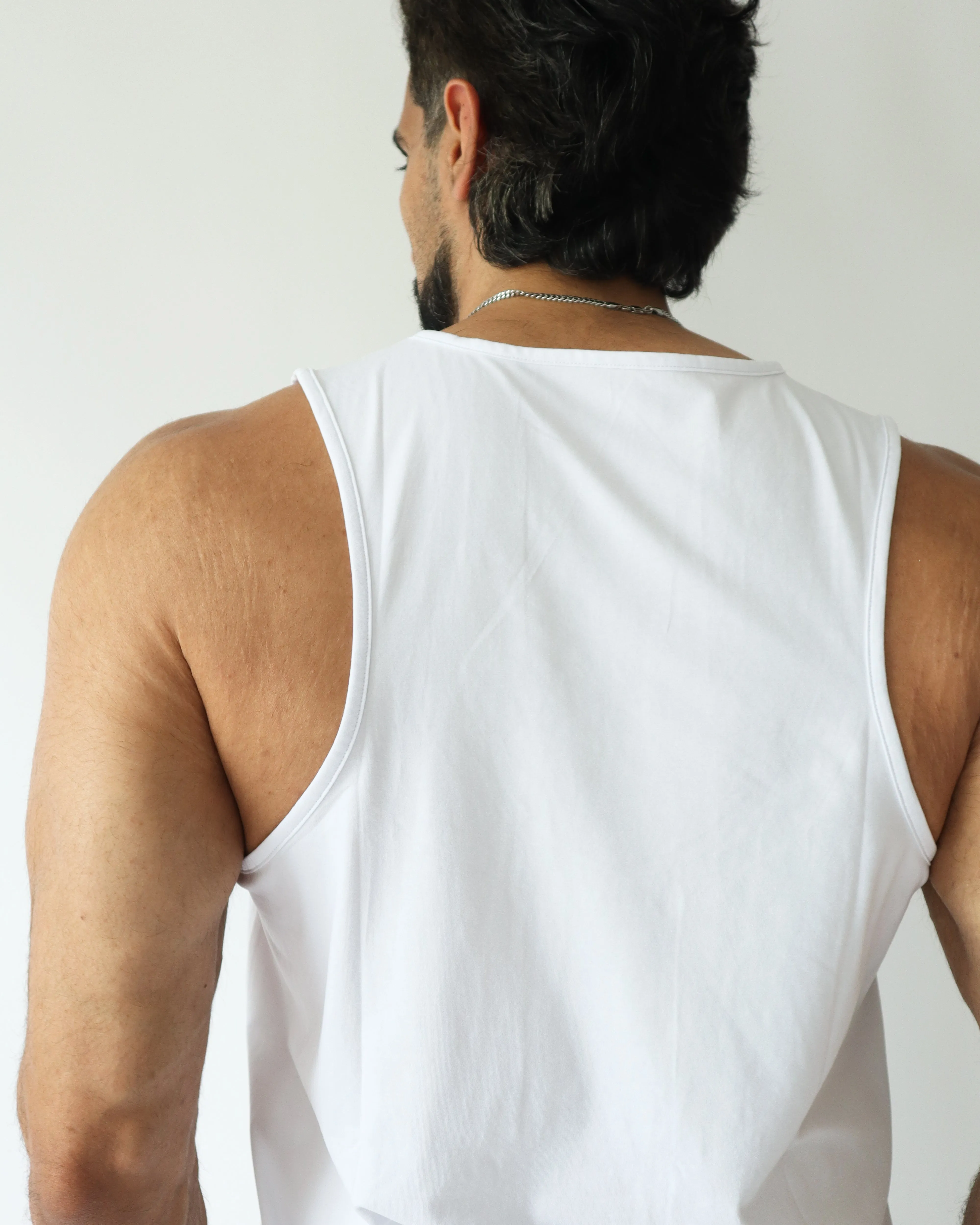 Legacy Tank - White sold by First Health Apparel product image thumbnail 2