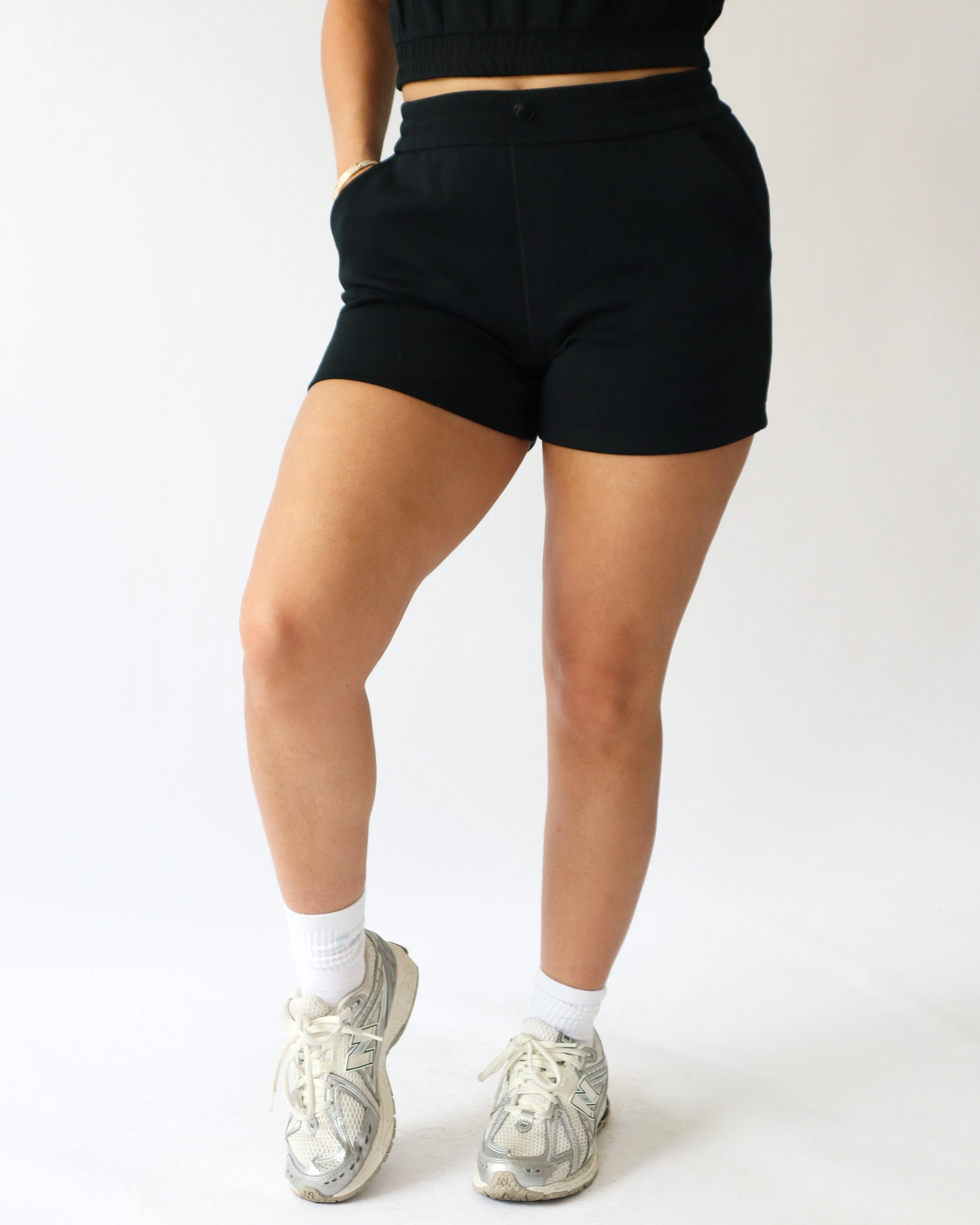 Lounge Shorts 3.5" - Black sold by First Health Apparel